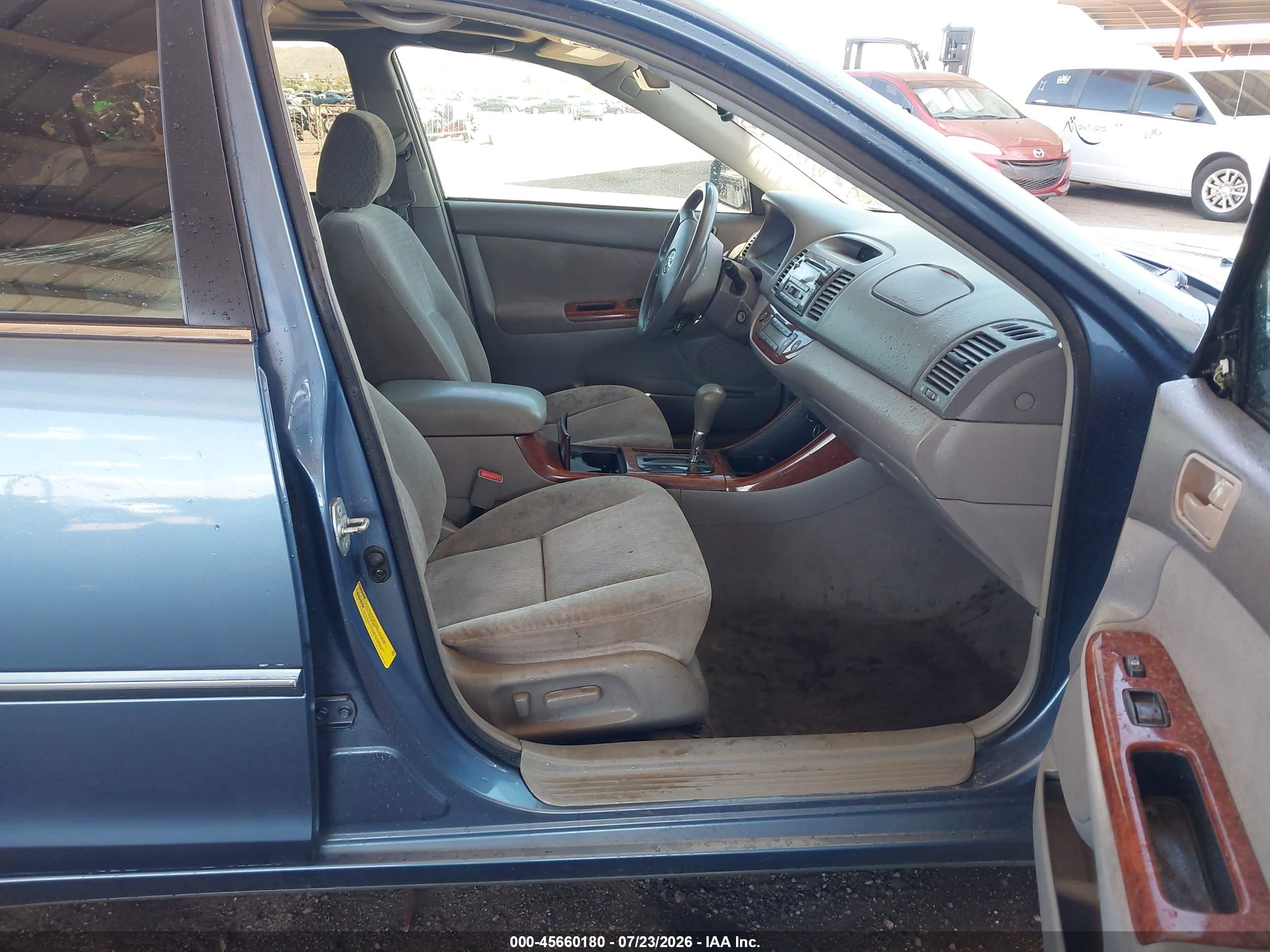 2003 Toyota Camry Xle V6 Blue vin: 4T1BF30K23U542672