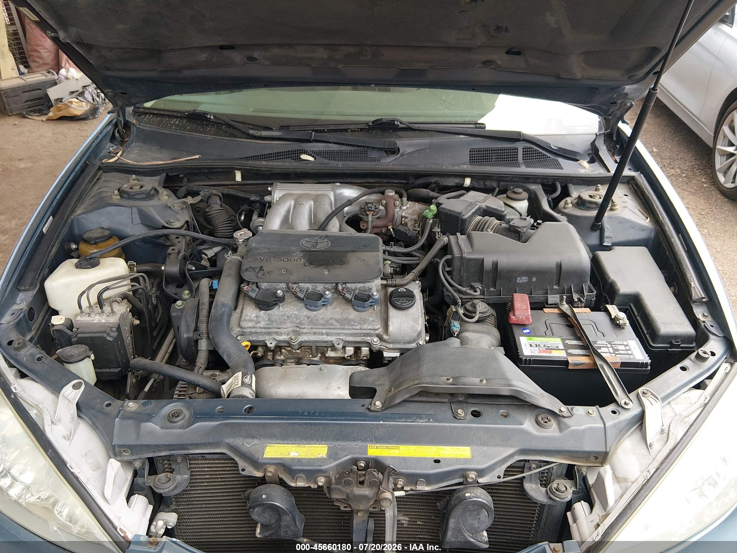 2003 Toyota Camry Xle V6 Blue vin: 4T1BF30K23U542672