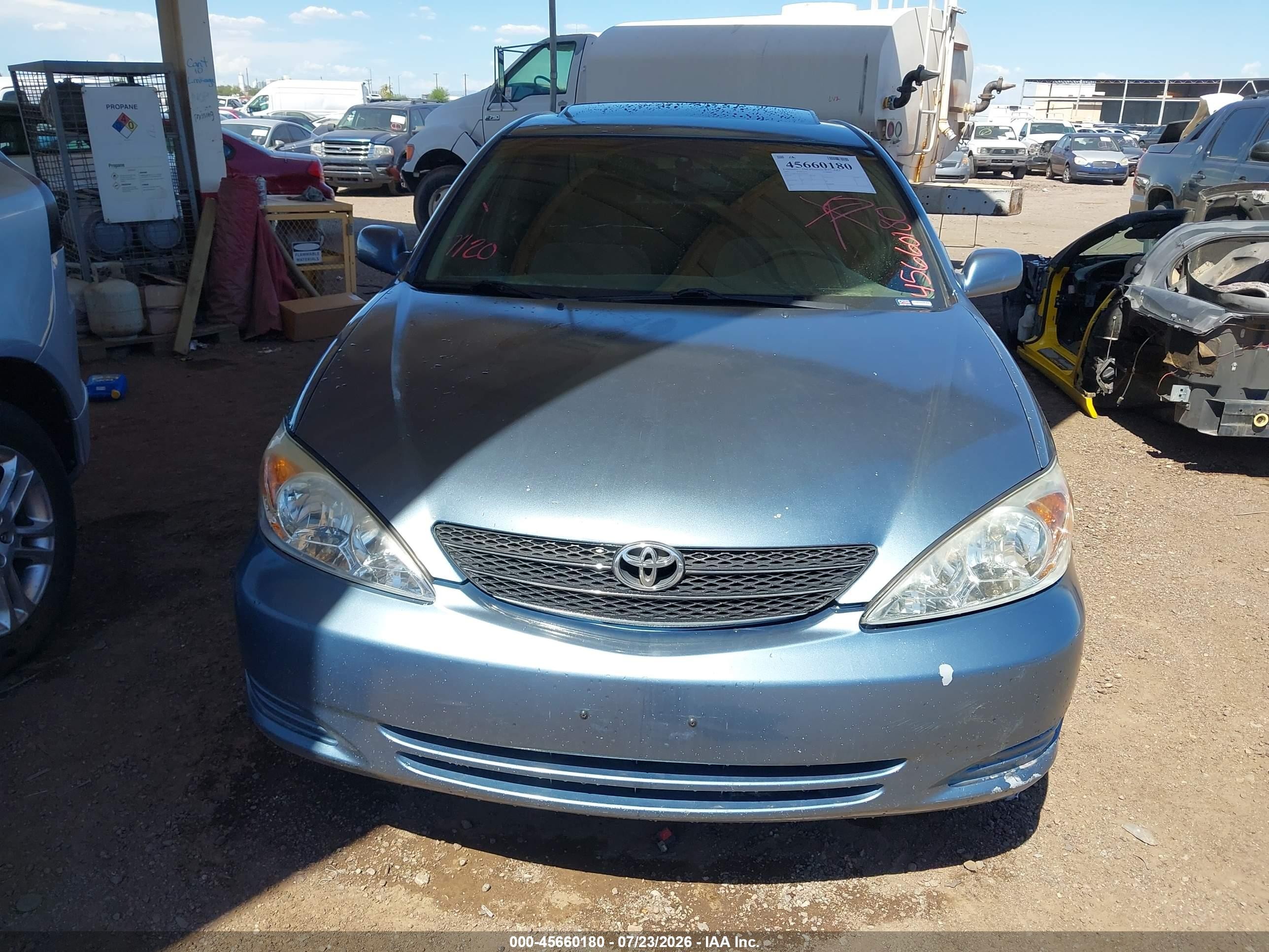 2003 Toyota Camry Xle V6 Blue vin: 4T1BF30K23U542672
