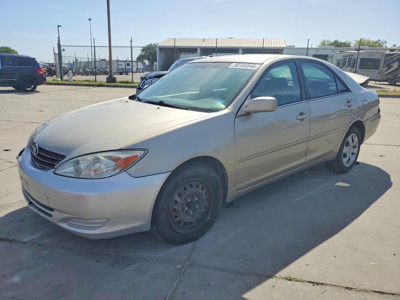 2004 Toyota Camry Le V6 Gold vin: 4T1BF30K24U072807