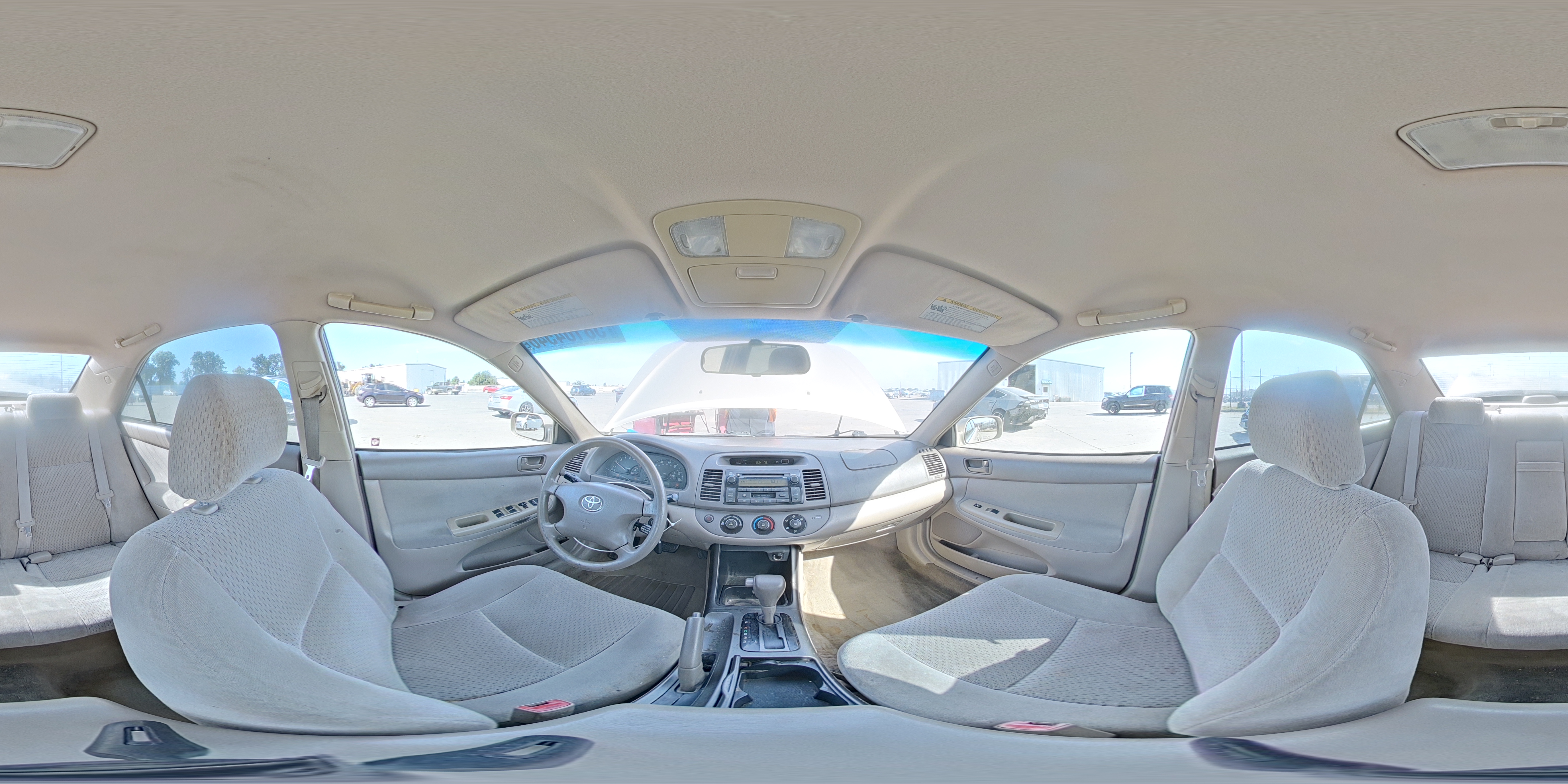 2004 Toyota Camry Le V6 Gold vin: 4T1BF30K24U072807