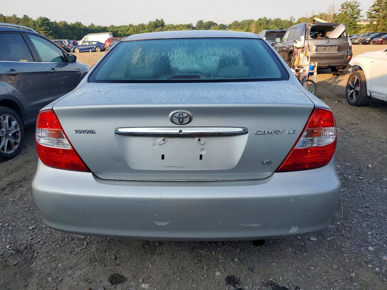 2004 Toyota Camry Le V6 Silver vin: 4T1BF30K24U073830