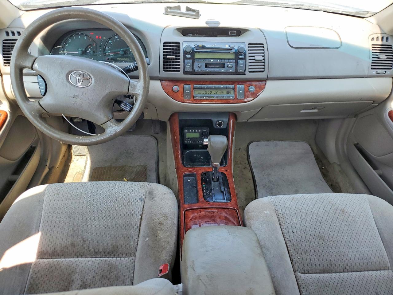 2004 Toyota Camry Xle V6 Tan vin: 4T1BF30K24U584714