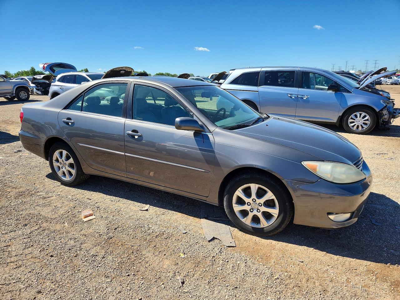 2005 Toyota Camry Xle V6 Gray vin: 4T1BF30K25U593480
