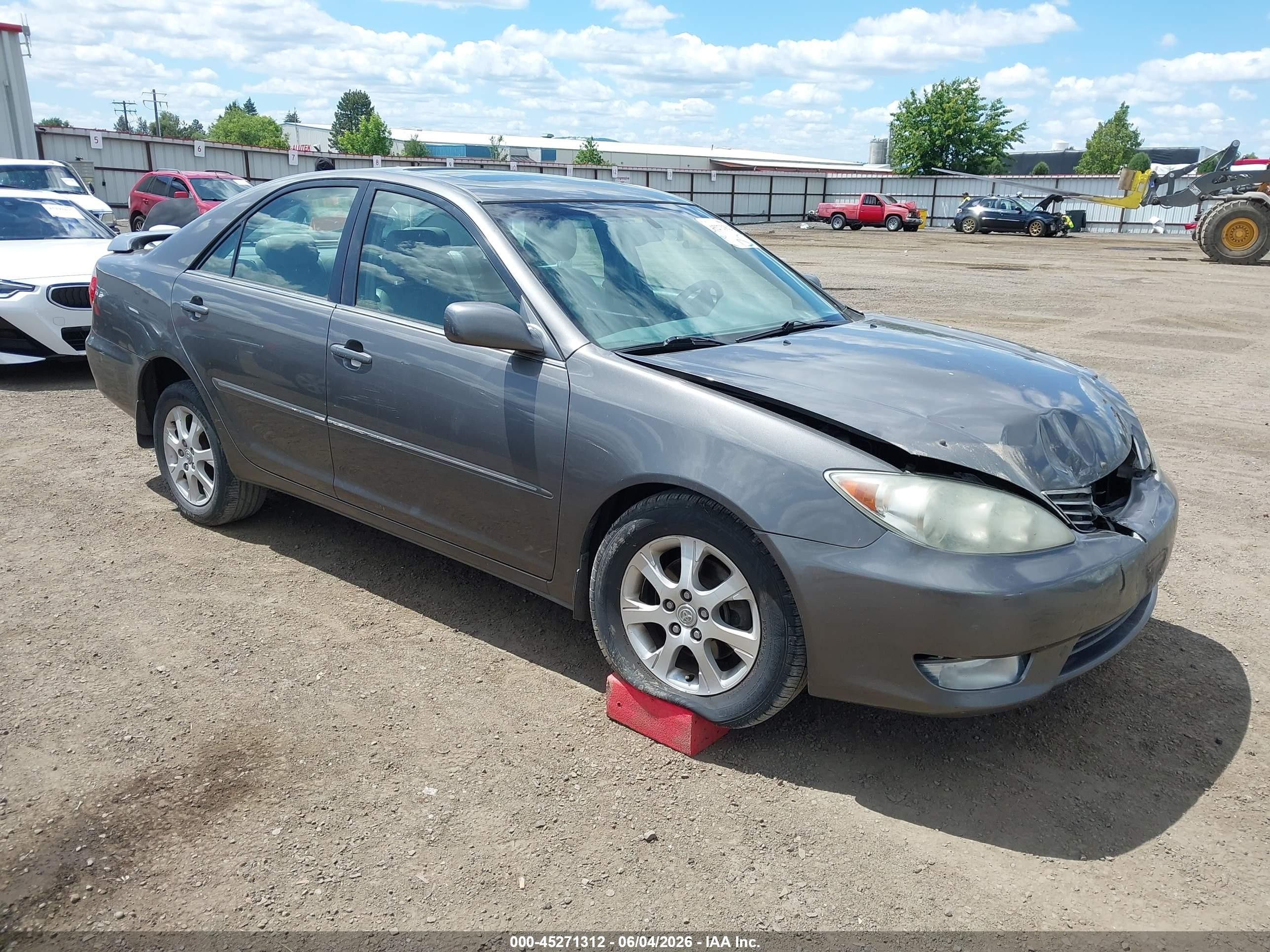 2005 Toyota Camry Xle V6 Серый vin: 4T1BF30K25U597285