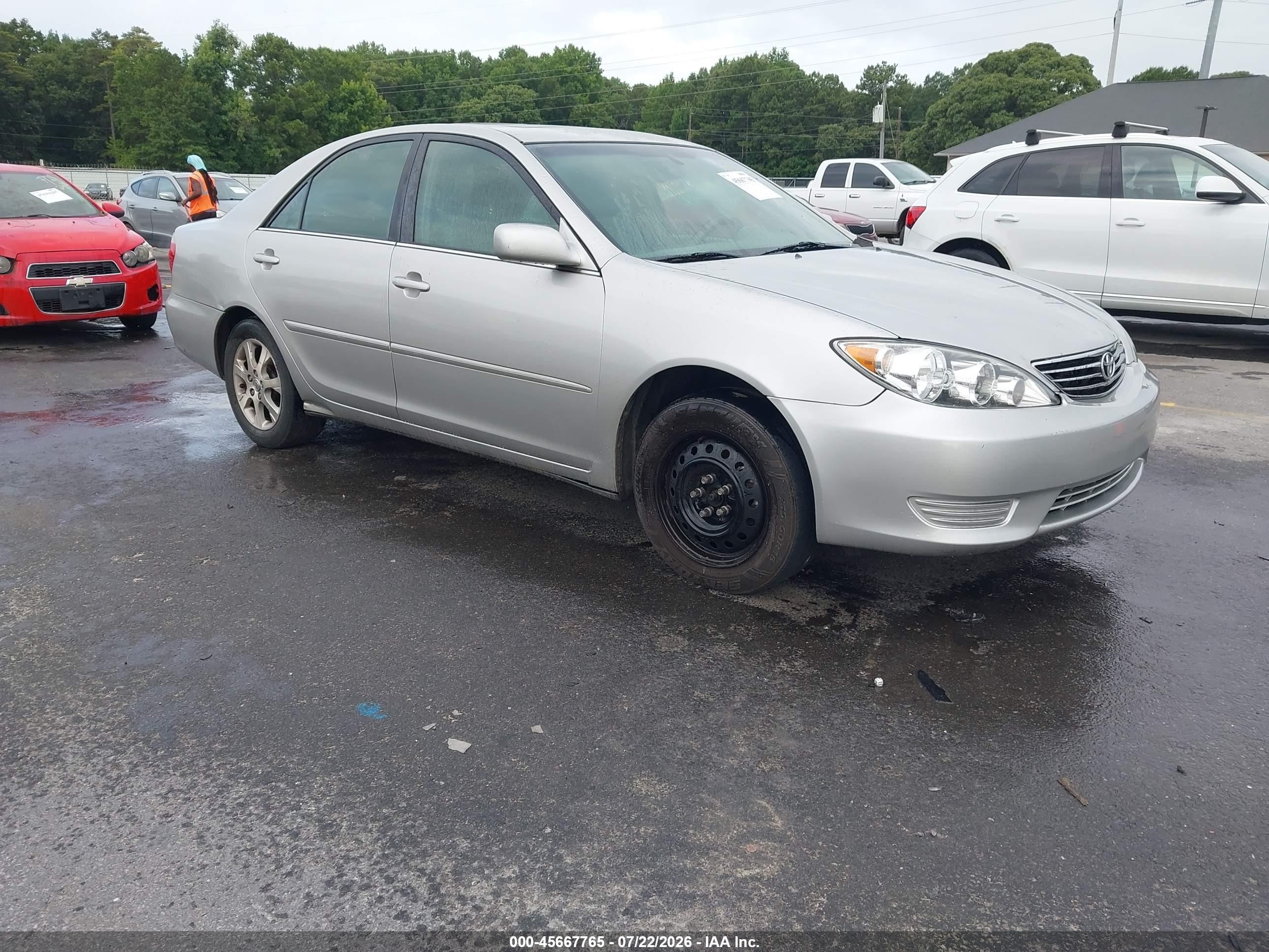 2005 Toyota Camry Xle V6 Silver vin: 4T1BF30K25U611119