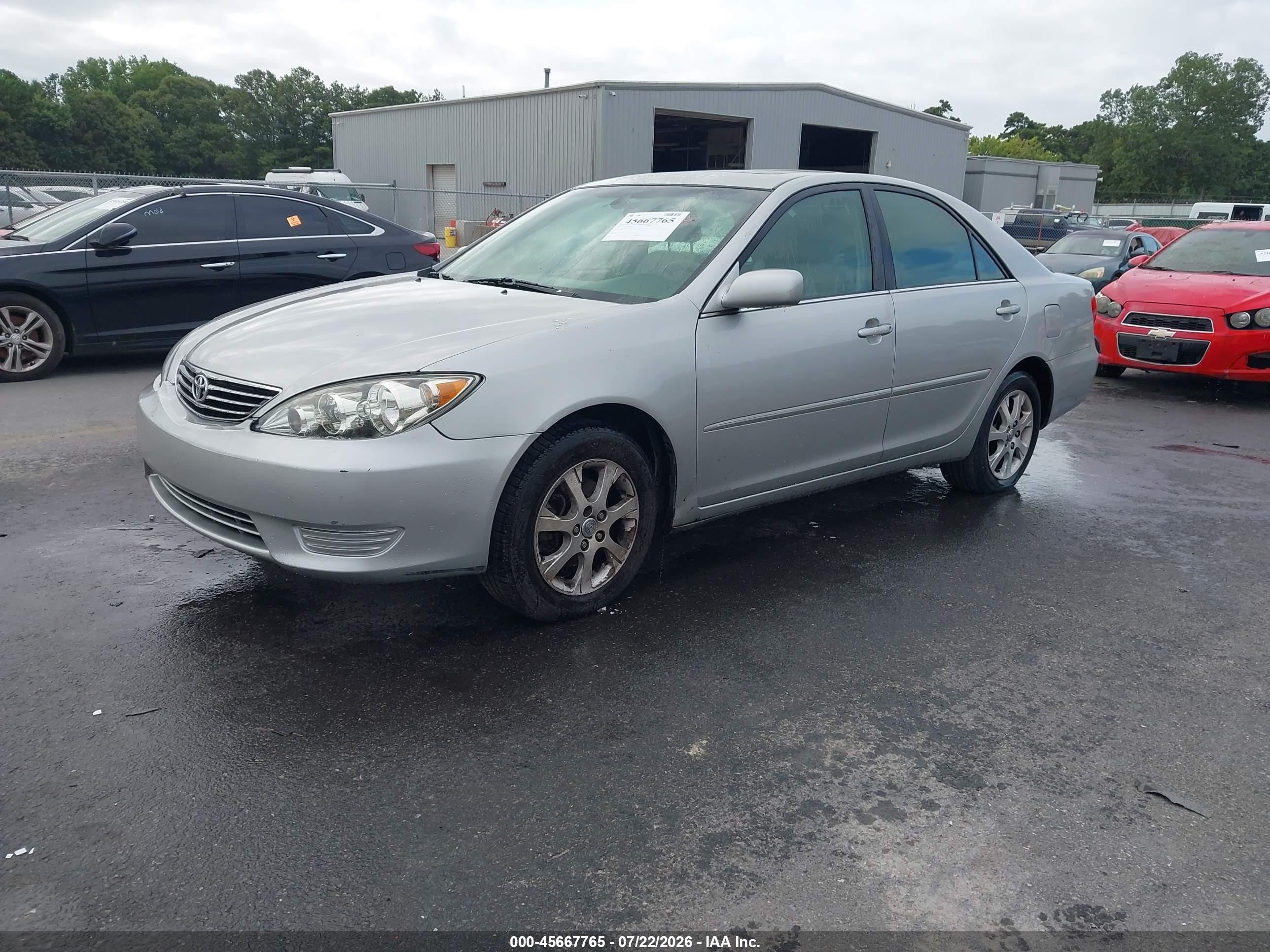 2005 Toyota Camry Xle V6 Silver vin: 4T1BF30K25U611119