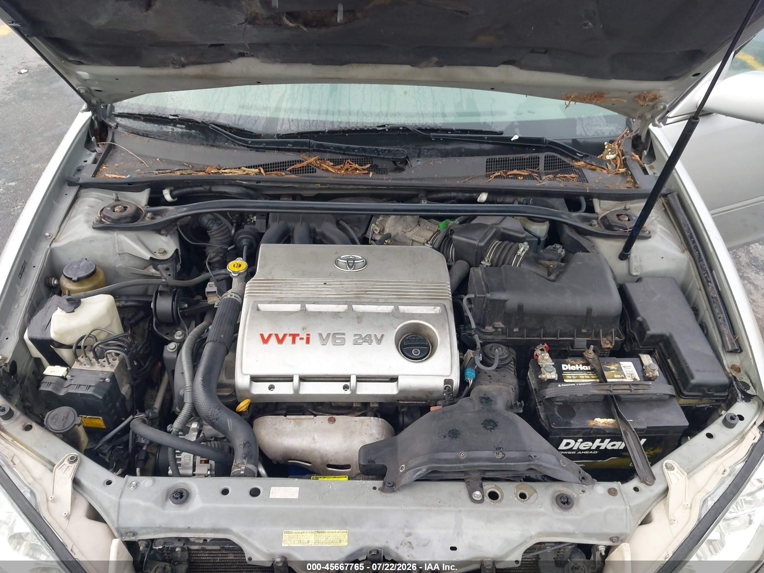 2005 Toyota Camry Xle V6 Silver vin: 4T1BF30K25U611119