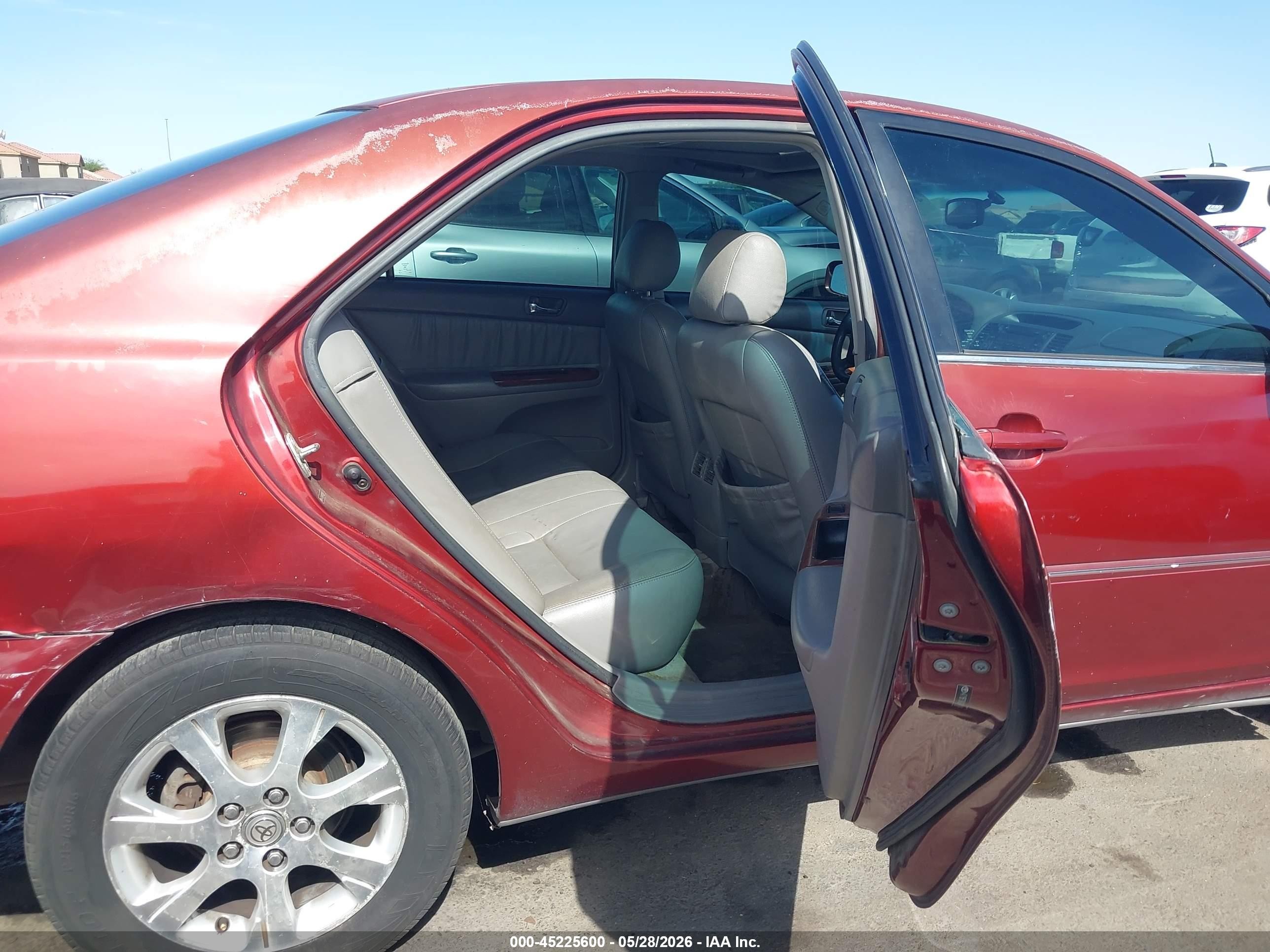 2006 Toyota Camry Xle V6 Red vin: 4T1BF30K26U112466