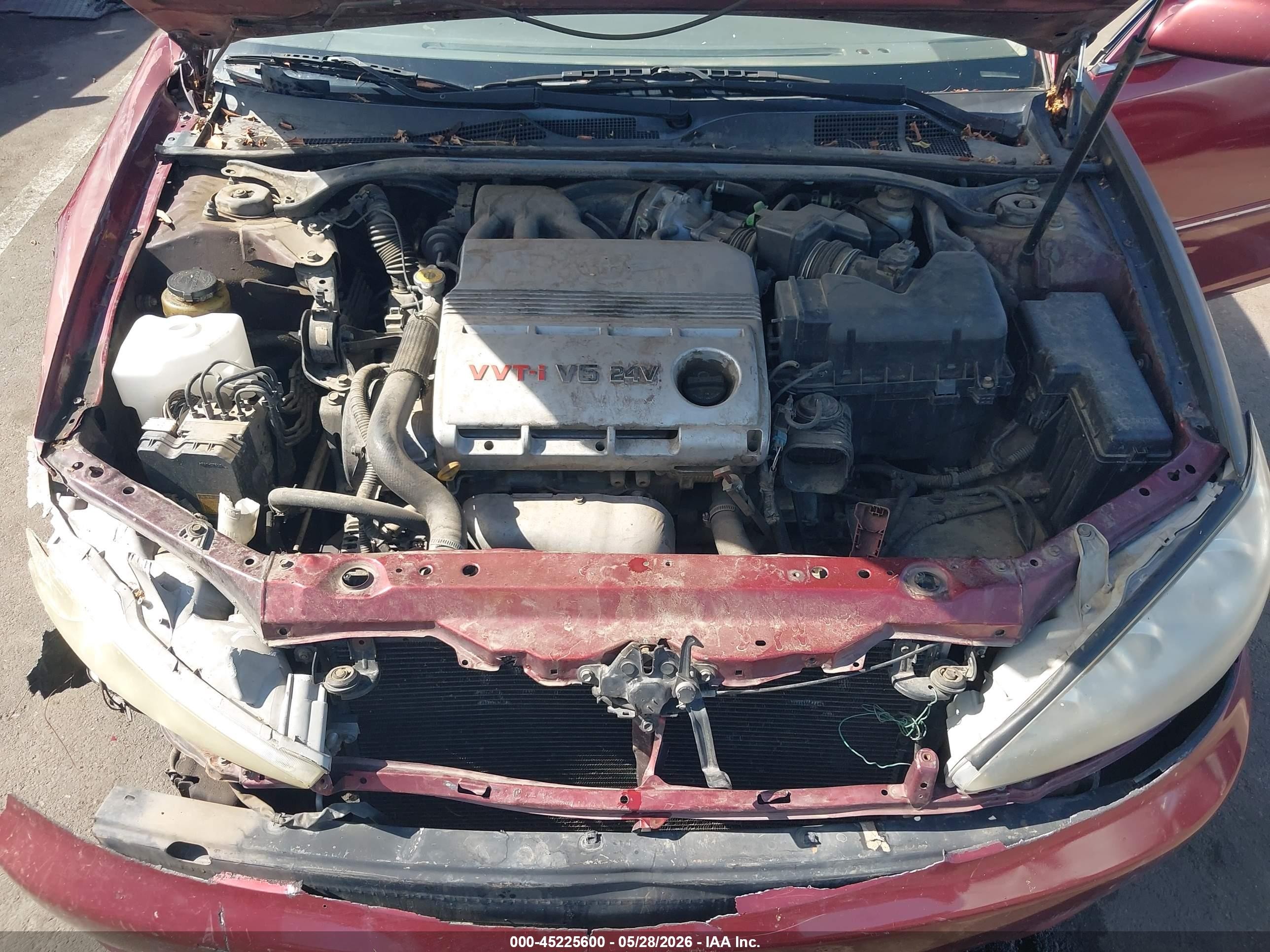 2006 Toyota Camry Xle V6 Red vin: 4T1BF30K26U112466