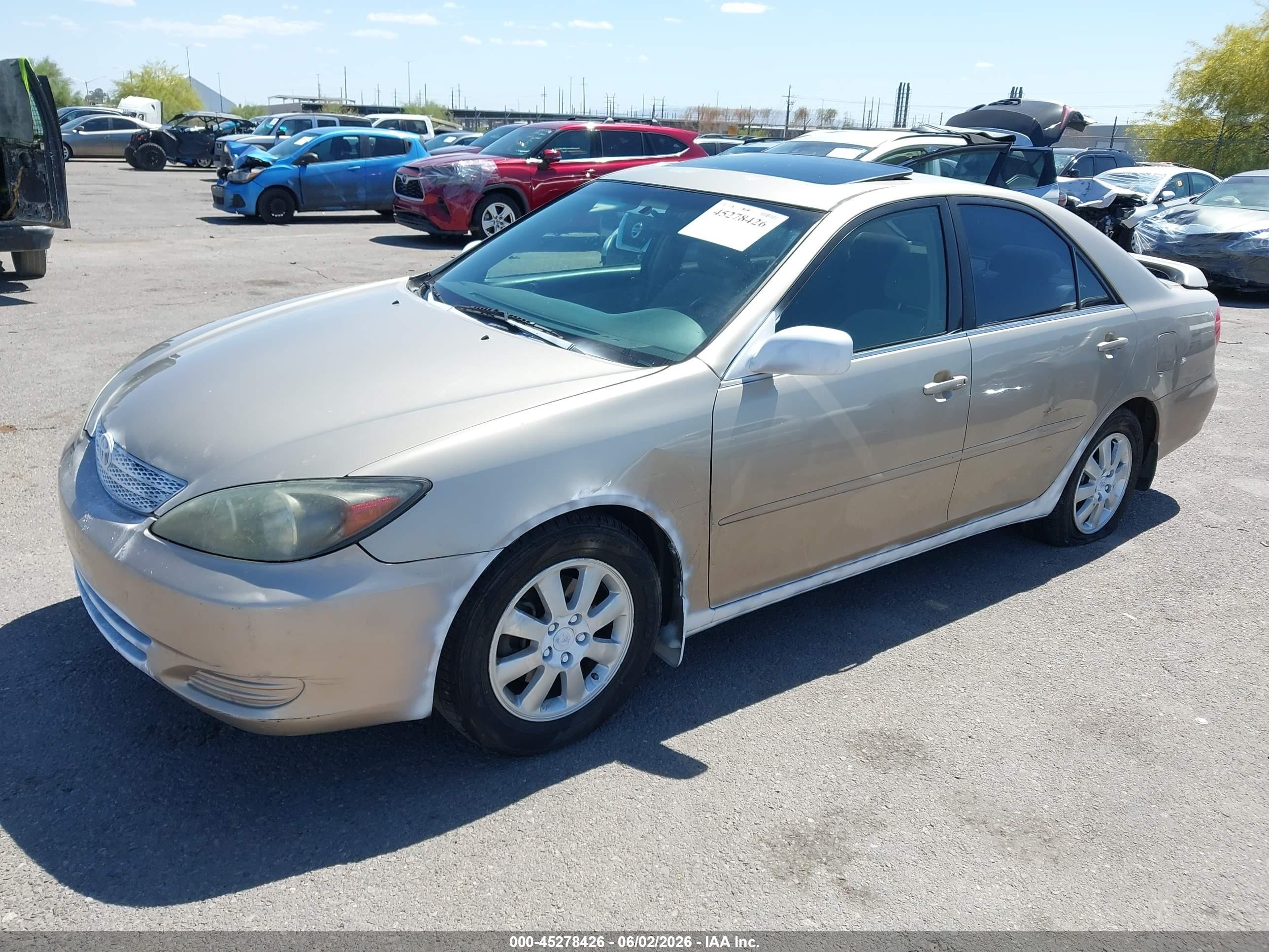 2002 Toyota Camry Se V6 Champagne vin: 4T1BF30K32U504561