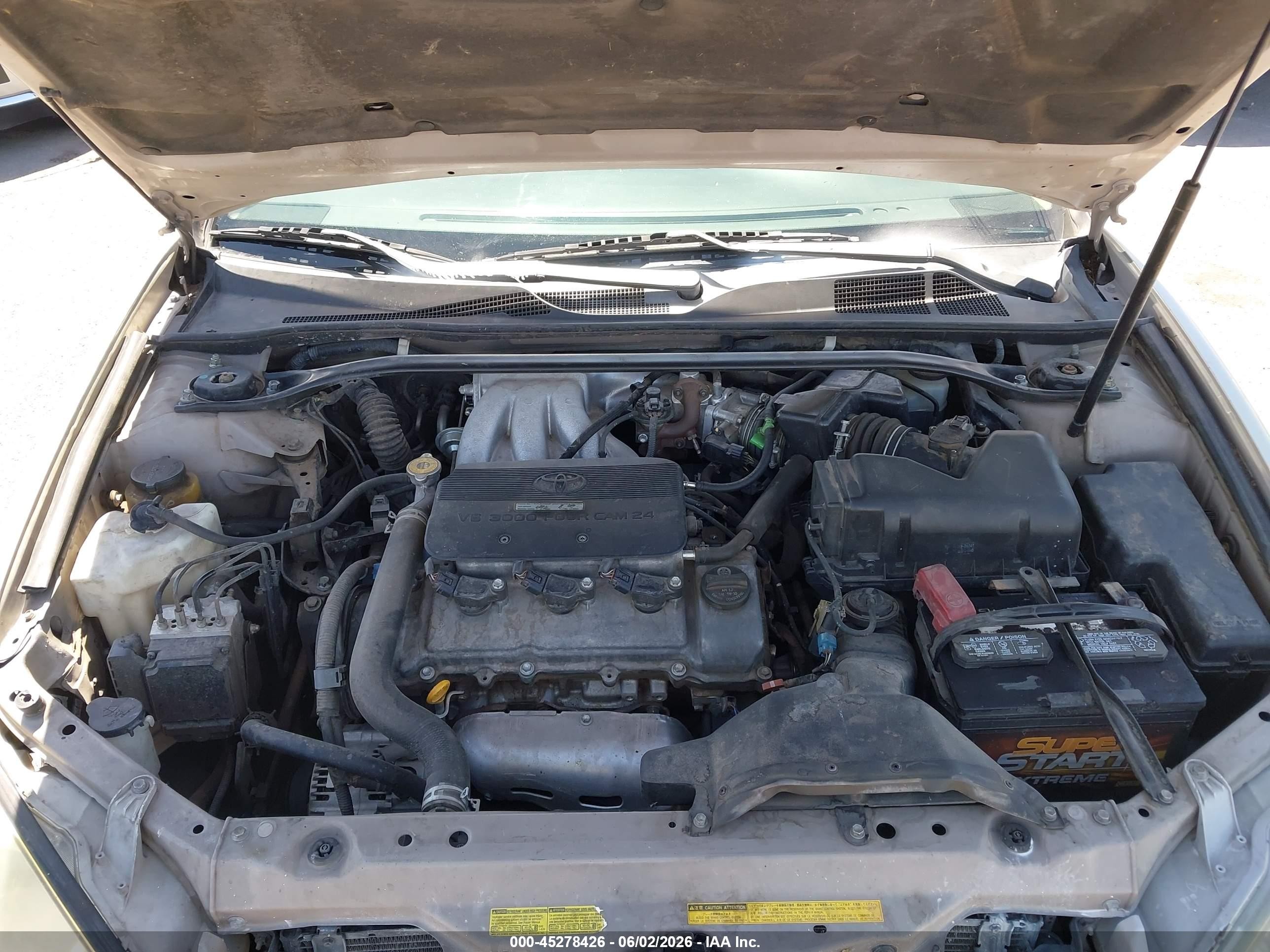 2002 Toyota Camry Se V6 Champagne vin: 4T1BF30K32U504561