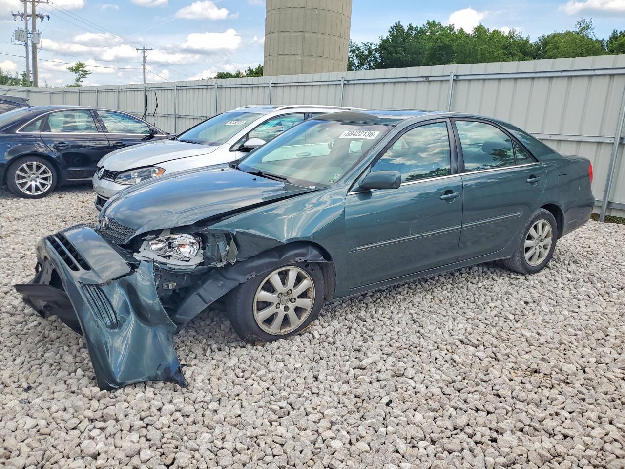 2002 Toyota Camry Green vin: 4T1BF30K32U504673