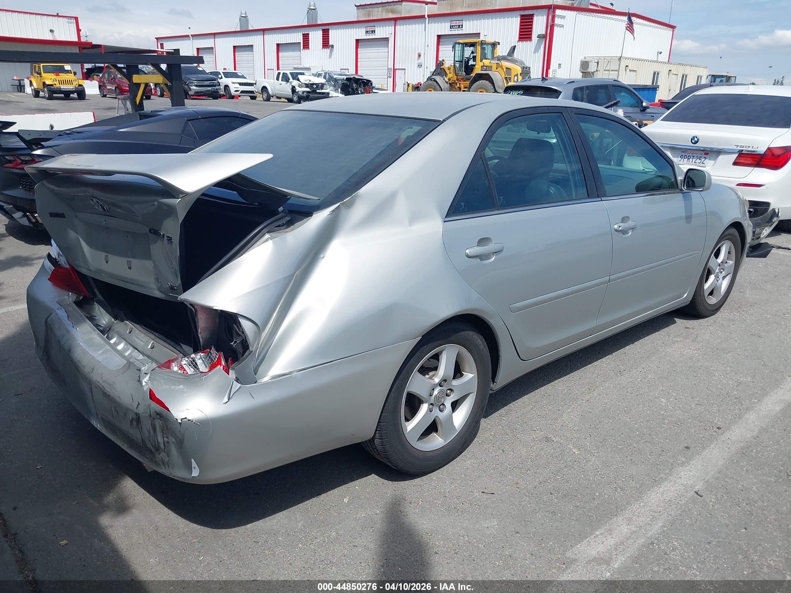 2002 Toyota Camry Se V6 Silver vin: 4T1BF30K32U505807