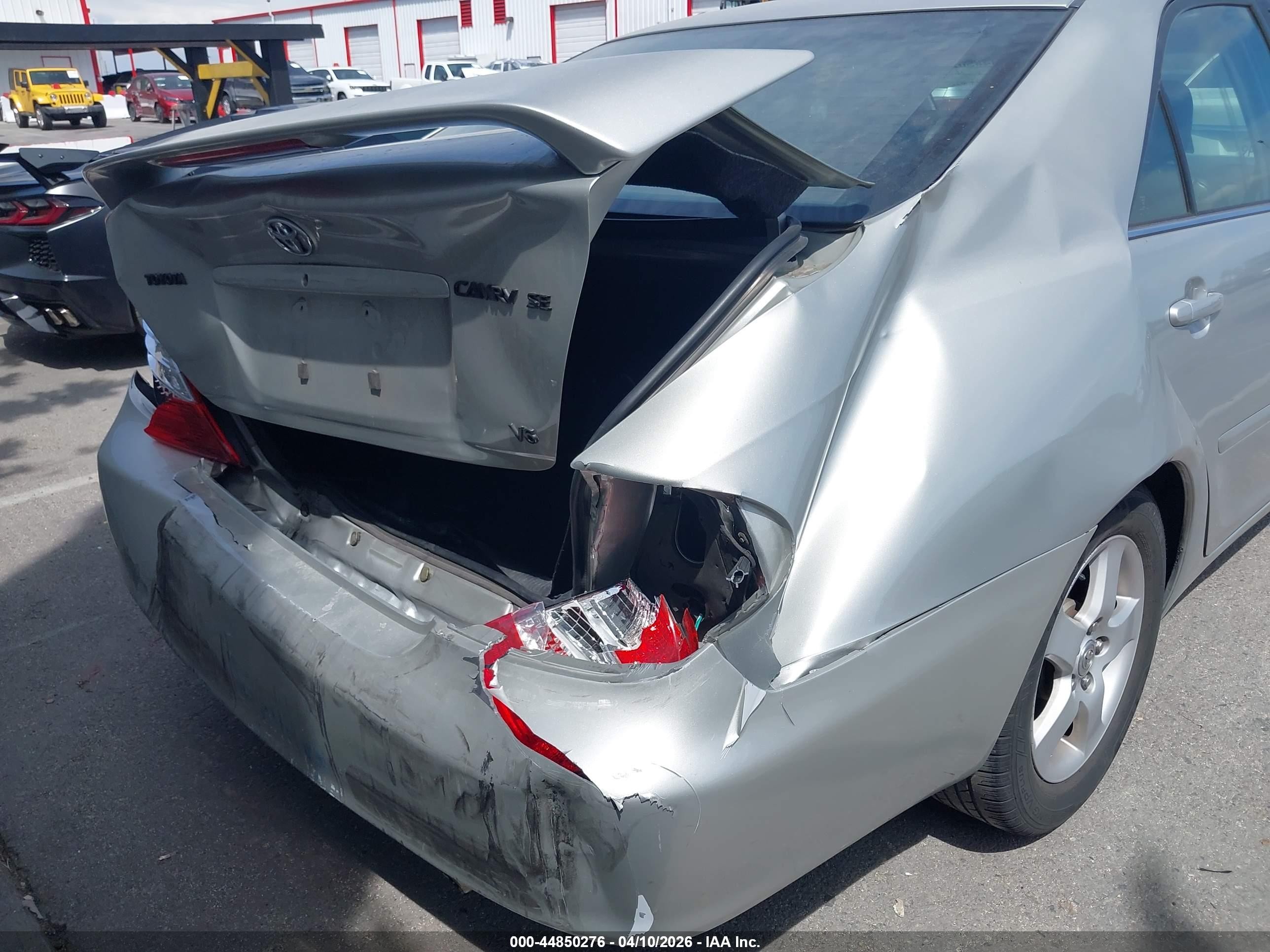 2002 Toyota Camry Se V6 Silver vin: 4T1BF30K32U505807