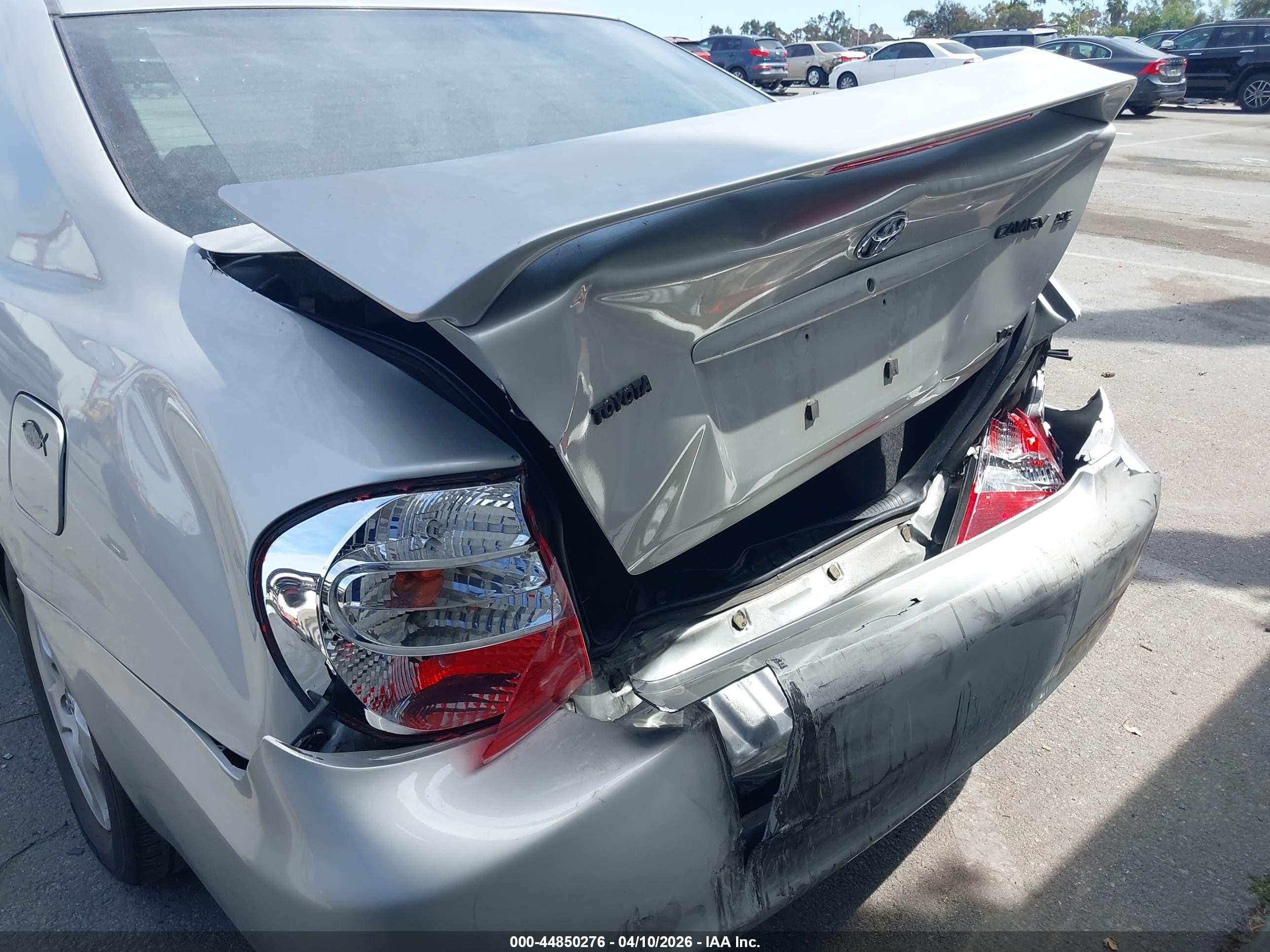 2002 Toyota Camry Se V6 Silver vin: 4T1BF30K32U505807
