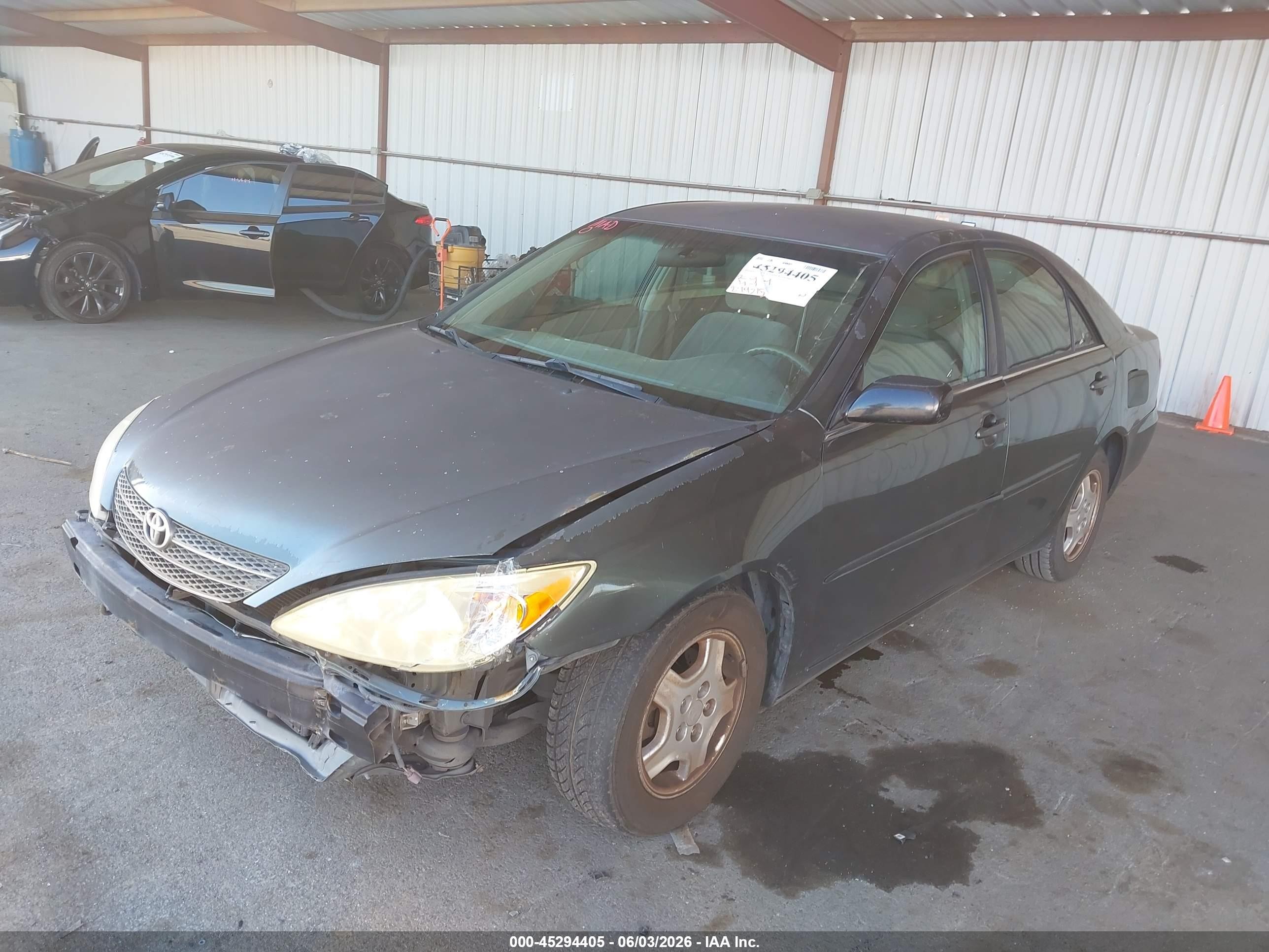 2003 Toyota Camry Le V6 Green vin: 4T1BF30K33U553065
