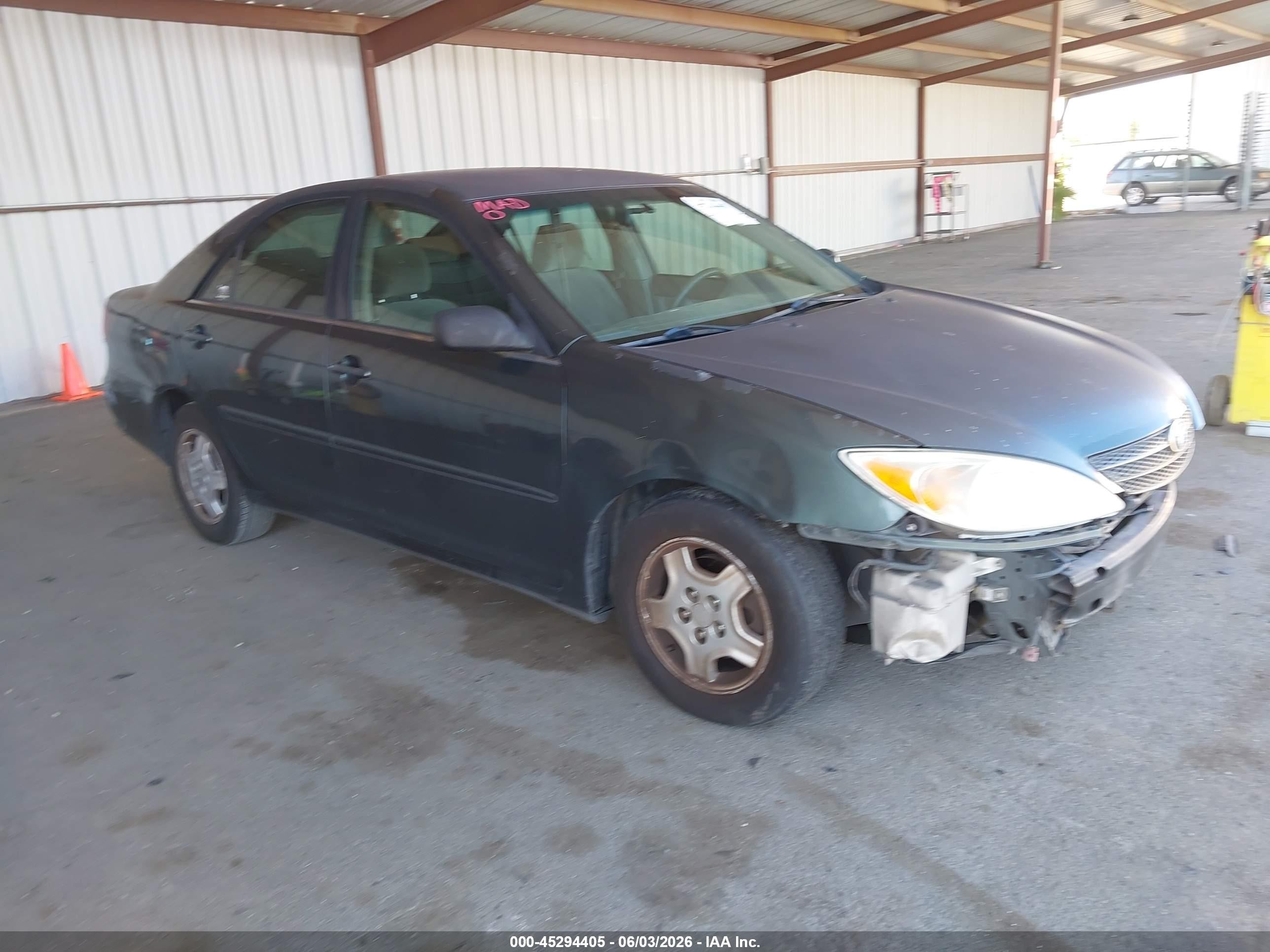2003 Toyota Camry Le V6 Green vin: 4T1BF30K33U553065