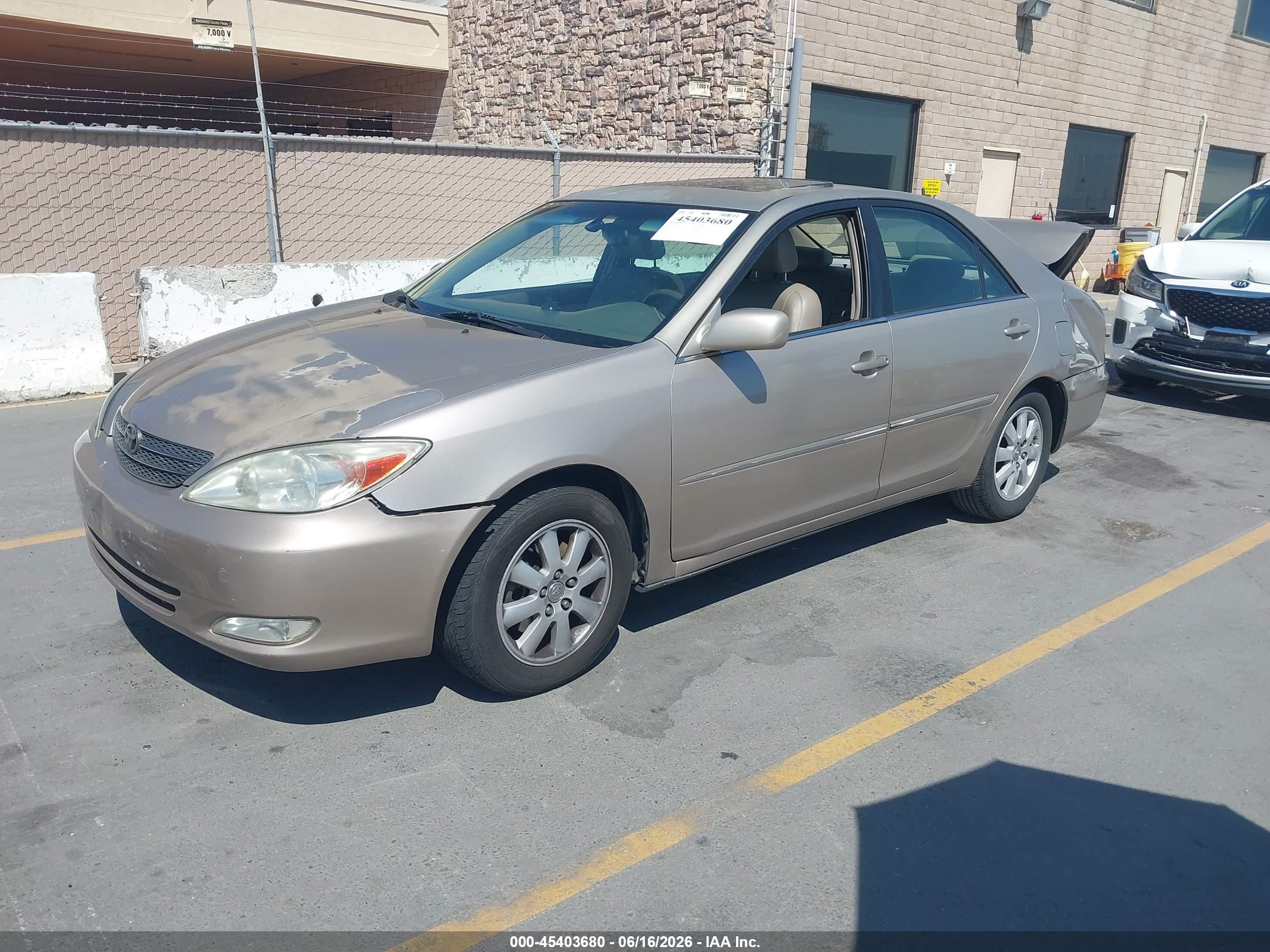 2003 Toyota Camry Xle V6 Brown vin: 4T1BF30K33U554216