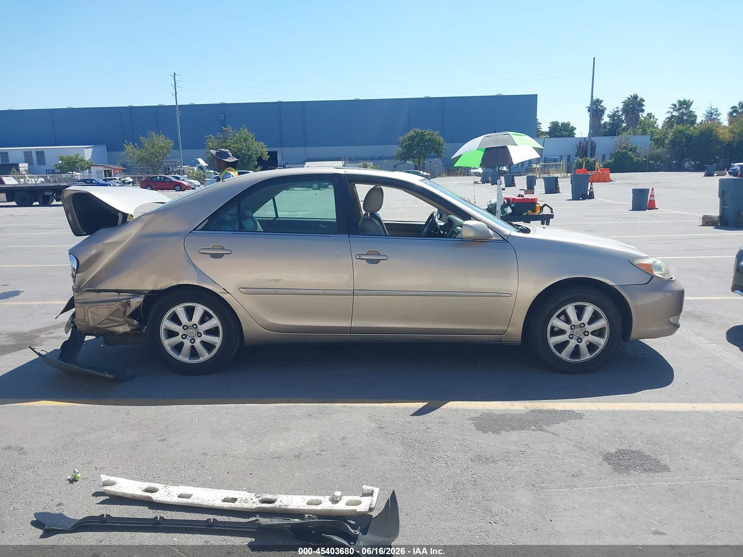 2003 Toyota Camry Xle V6 Brown vin: 4T1BF30K33U554216
