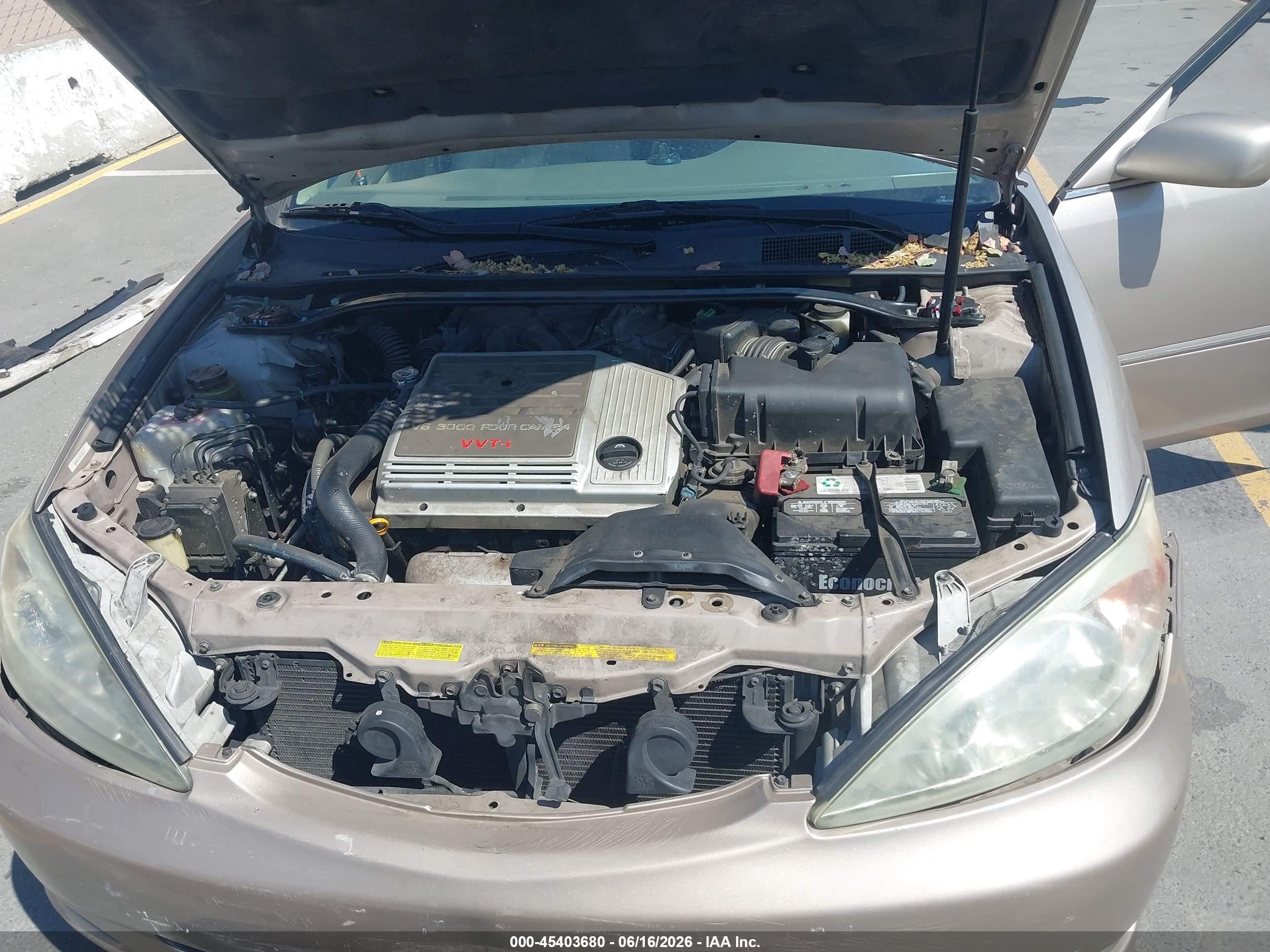 2003 Toyota Camry Xle V6 Brown vin: 4T1BF30K33U554216