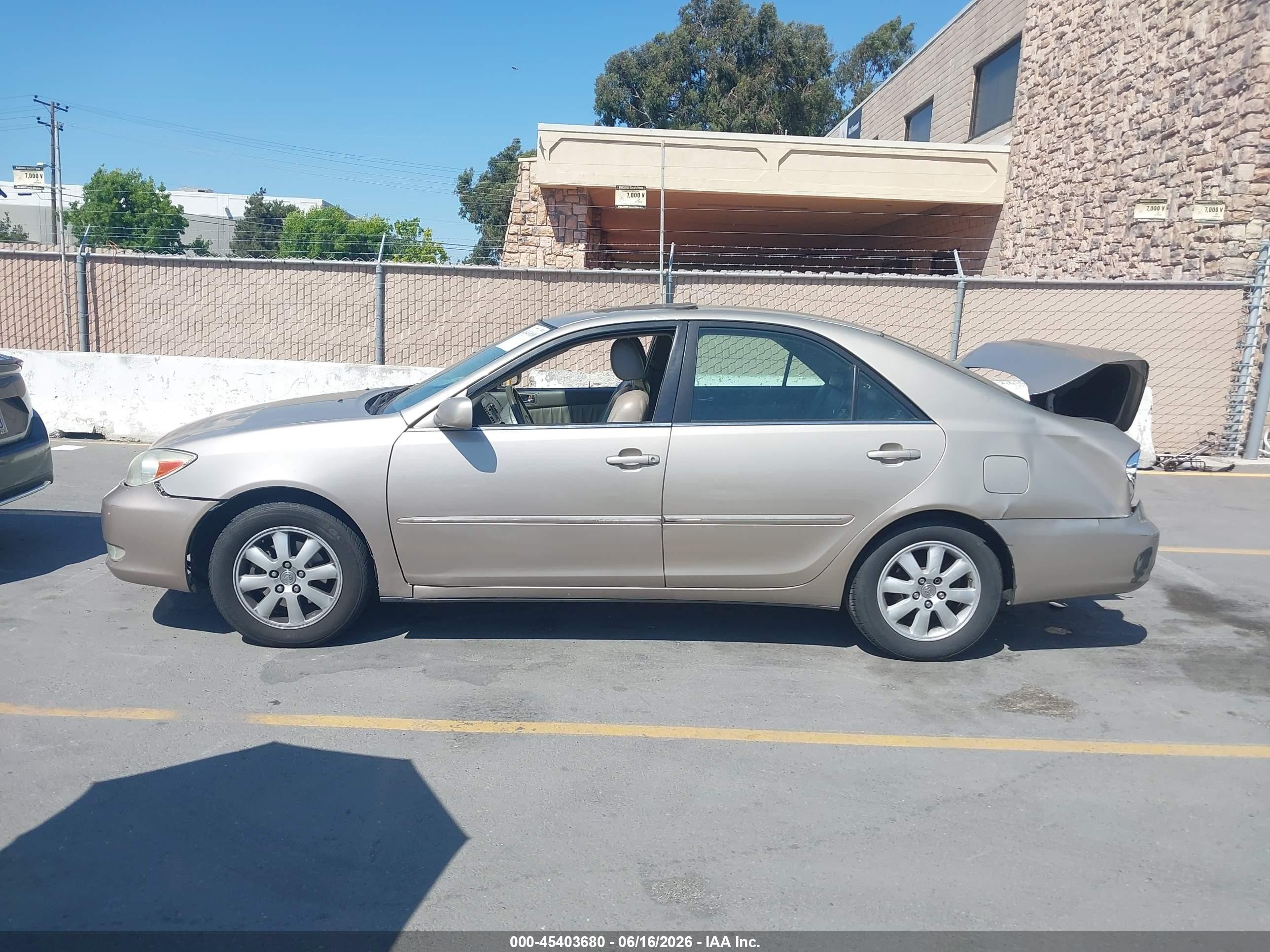 2003 Toyota Camry Xle V6 Brown vin: 4T1BF30K33U554216