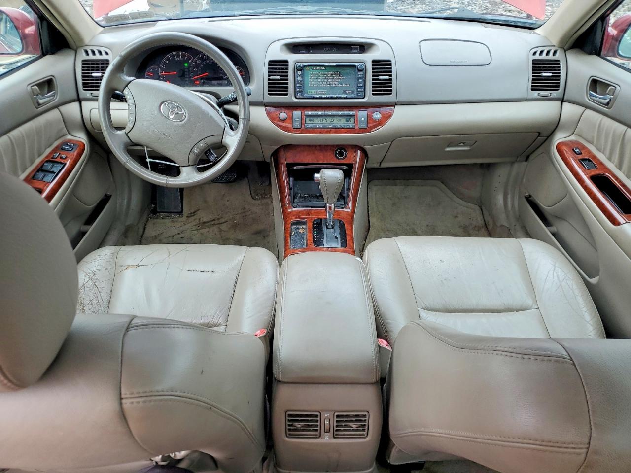 2005 Toyota Camry Xle V6 Red vin: 4T1BF30K35U087897