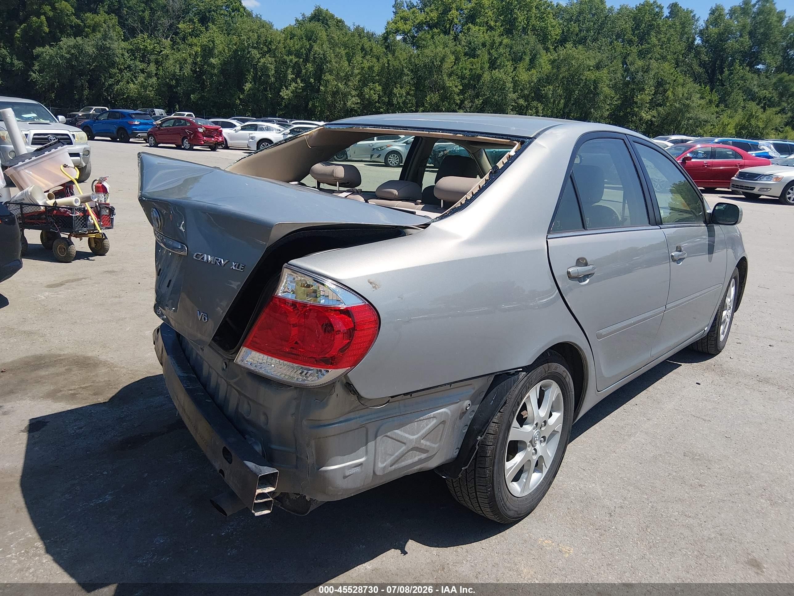 2005 Toyota Camry Xle V6 Beige vin: 4T1BF30K35U606950