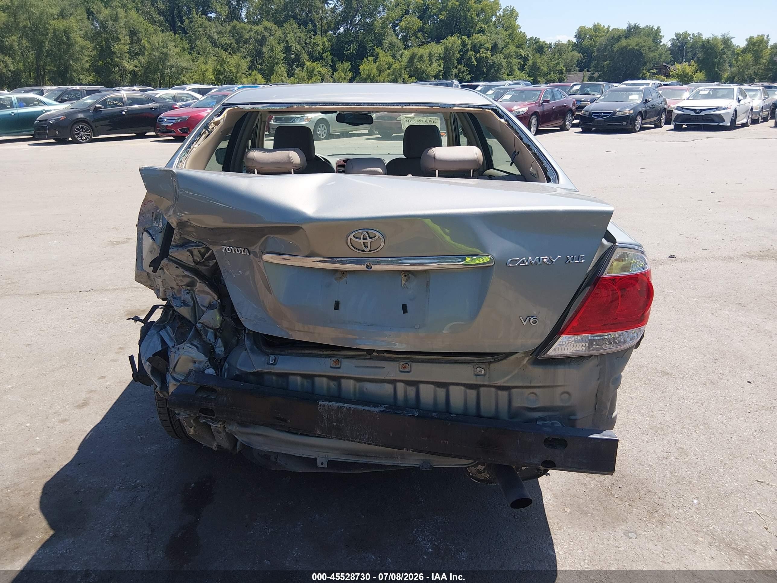 2005 Toyota Camry Xle V6 Beige vin: 4T1BF30K35U606950