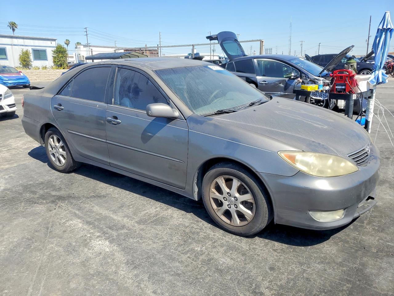 2005 Toyota Camry Xle V6 Gray vin: 4T1BF30K35U619701