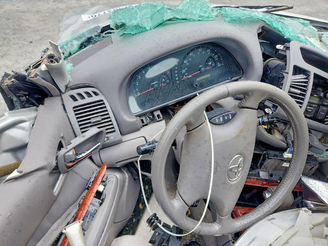 2003 Toyota Camry Xle V6 Silver vin: 4T1BF30K43U558694