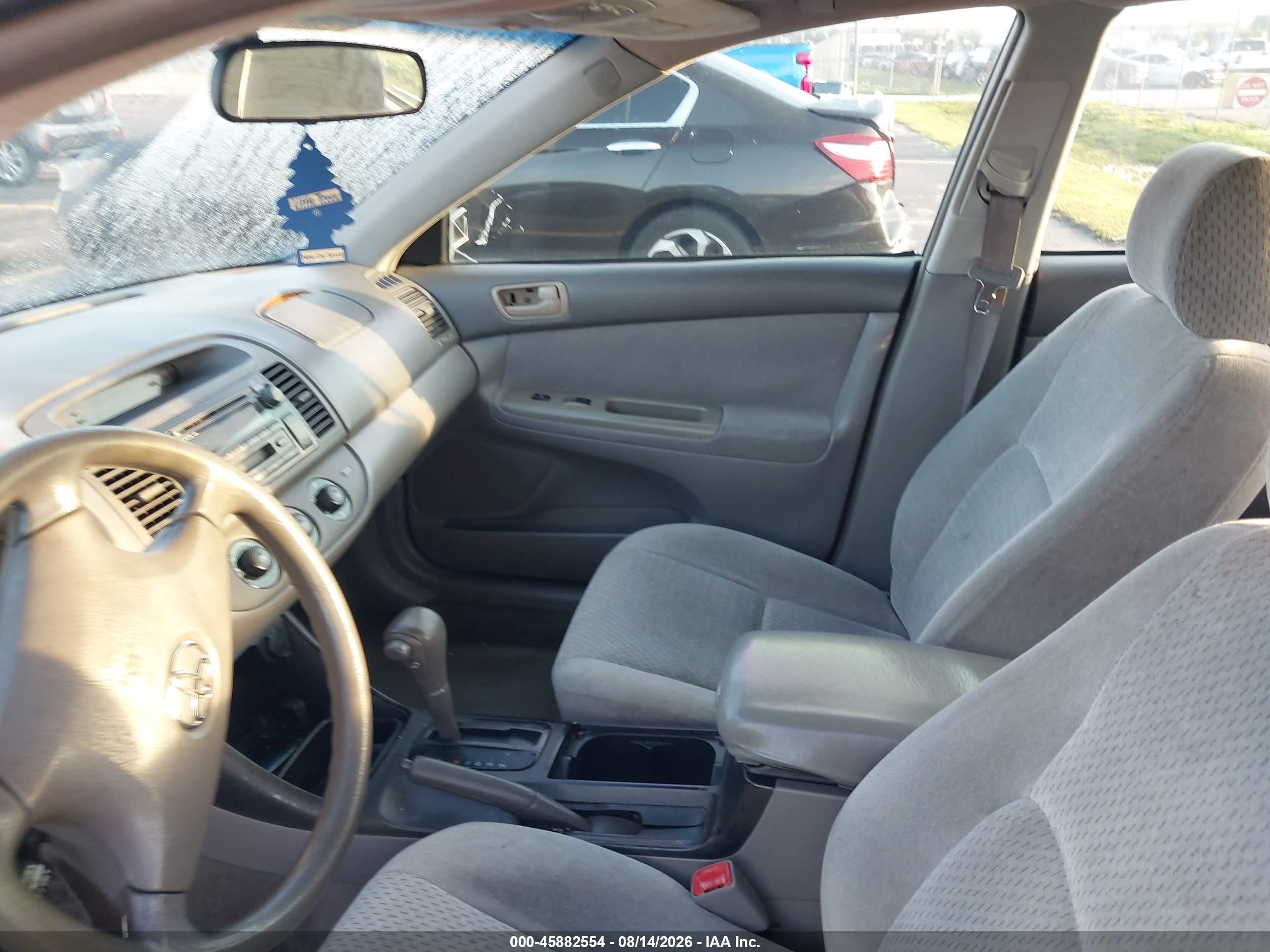2004 Toyota Camry Le V6 Blue vin: 4T1BF30K44U570376