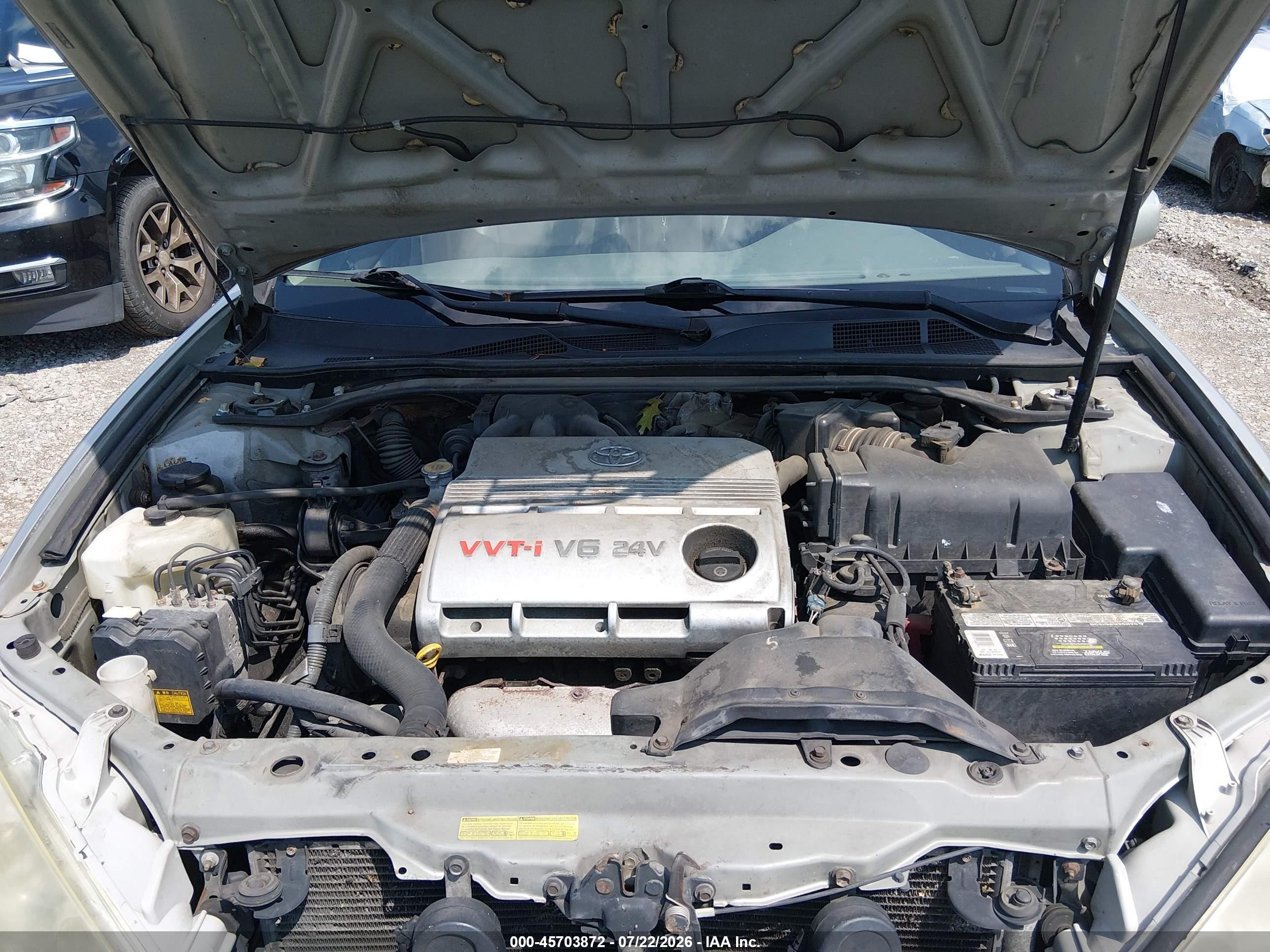 2005 Toyota Camry Xle V6 Silver vin: 4T1BF30K45U086175