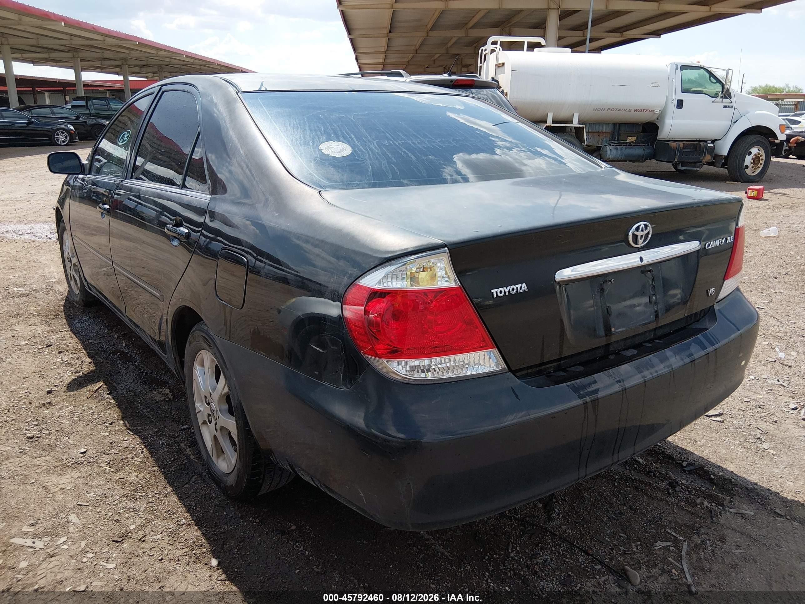 2005 Toyota Camry Xle V6 Black vin: 4T1BF30K45U090064