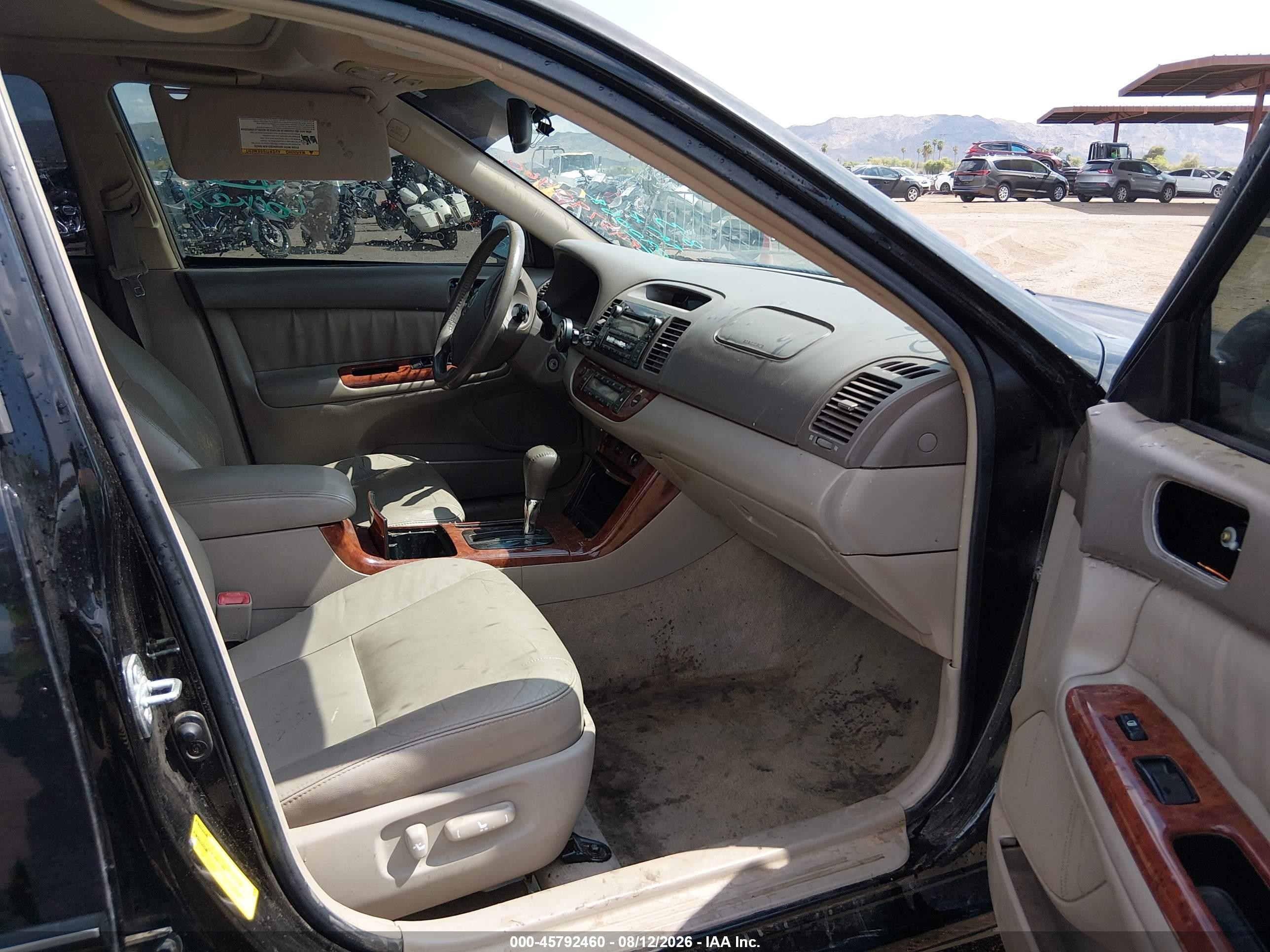 2005 Toyota Camry Xle V6 Black vin: 4T1BF30K45U090064