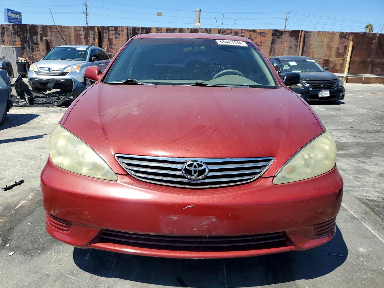2005 Toyota Camry Le V6 Red vin: 4T1BF30K45U097998