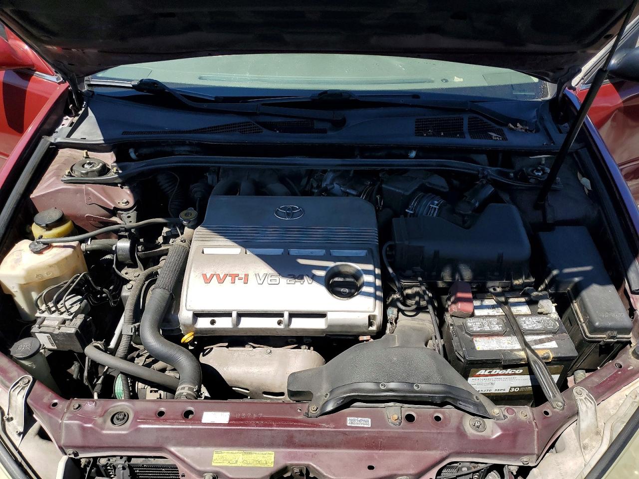2005 Toyota Camry Le V6 Red vin: 4T1BF30K45U097998