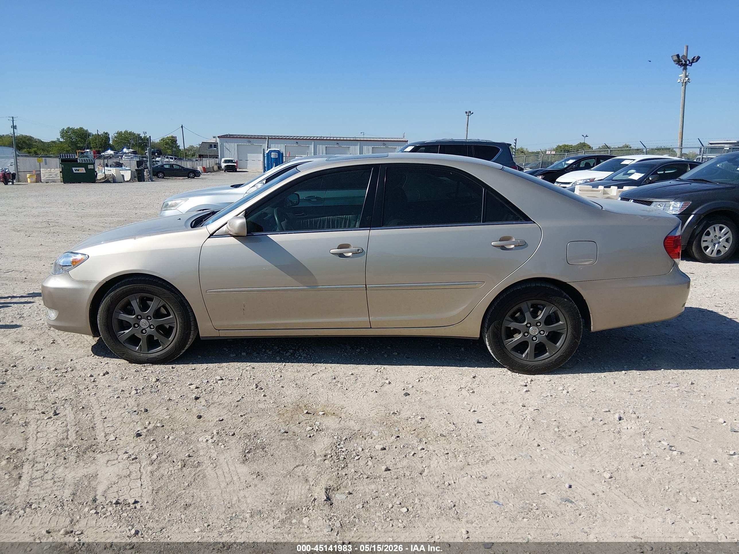 2005 Toyota Camry Xle V6 Желто-коричневый vin: 4T1BF30K45U103752
