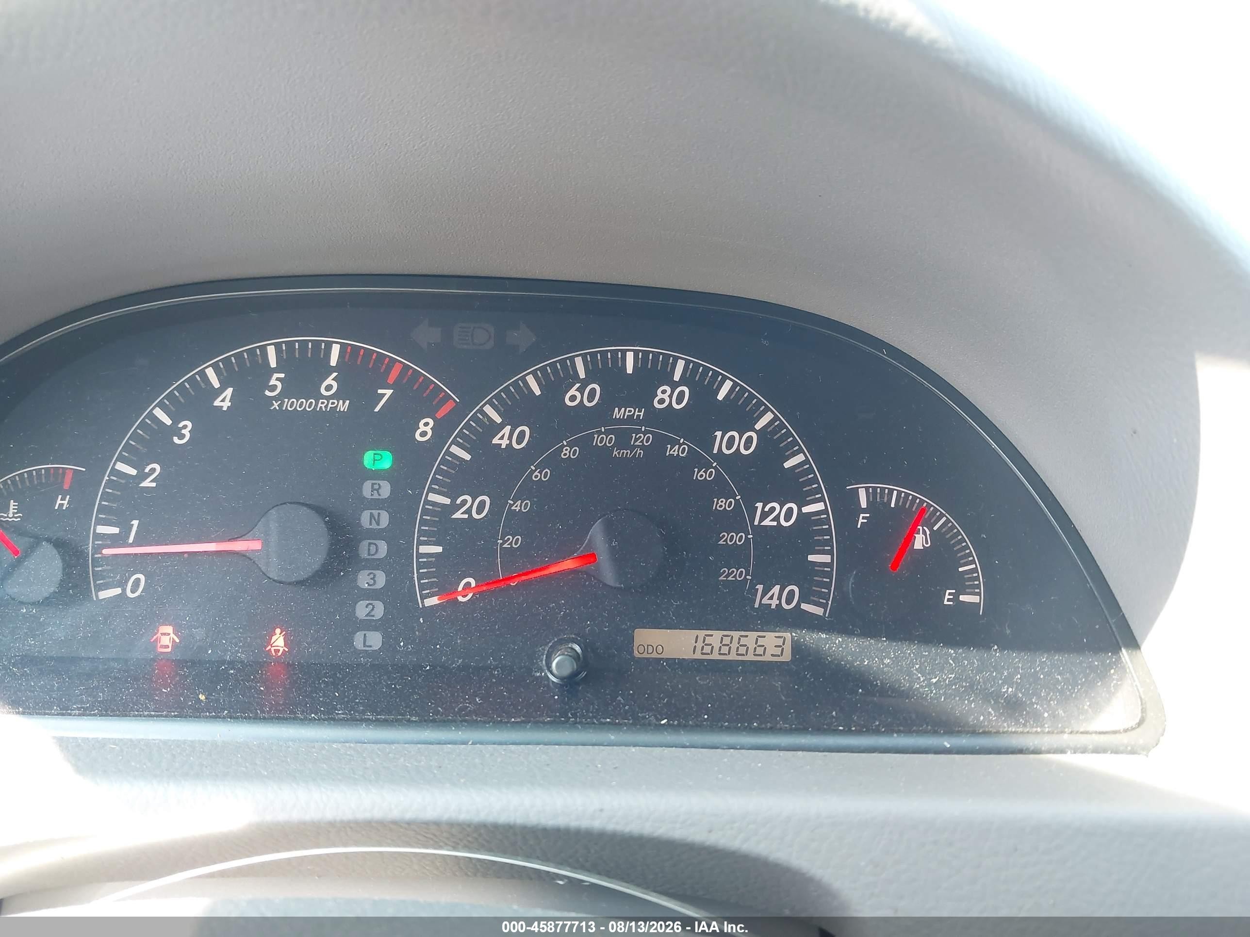 2005 Toyota Camry Le V6 Серебряный vin: 4T1BF30K45U604561