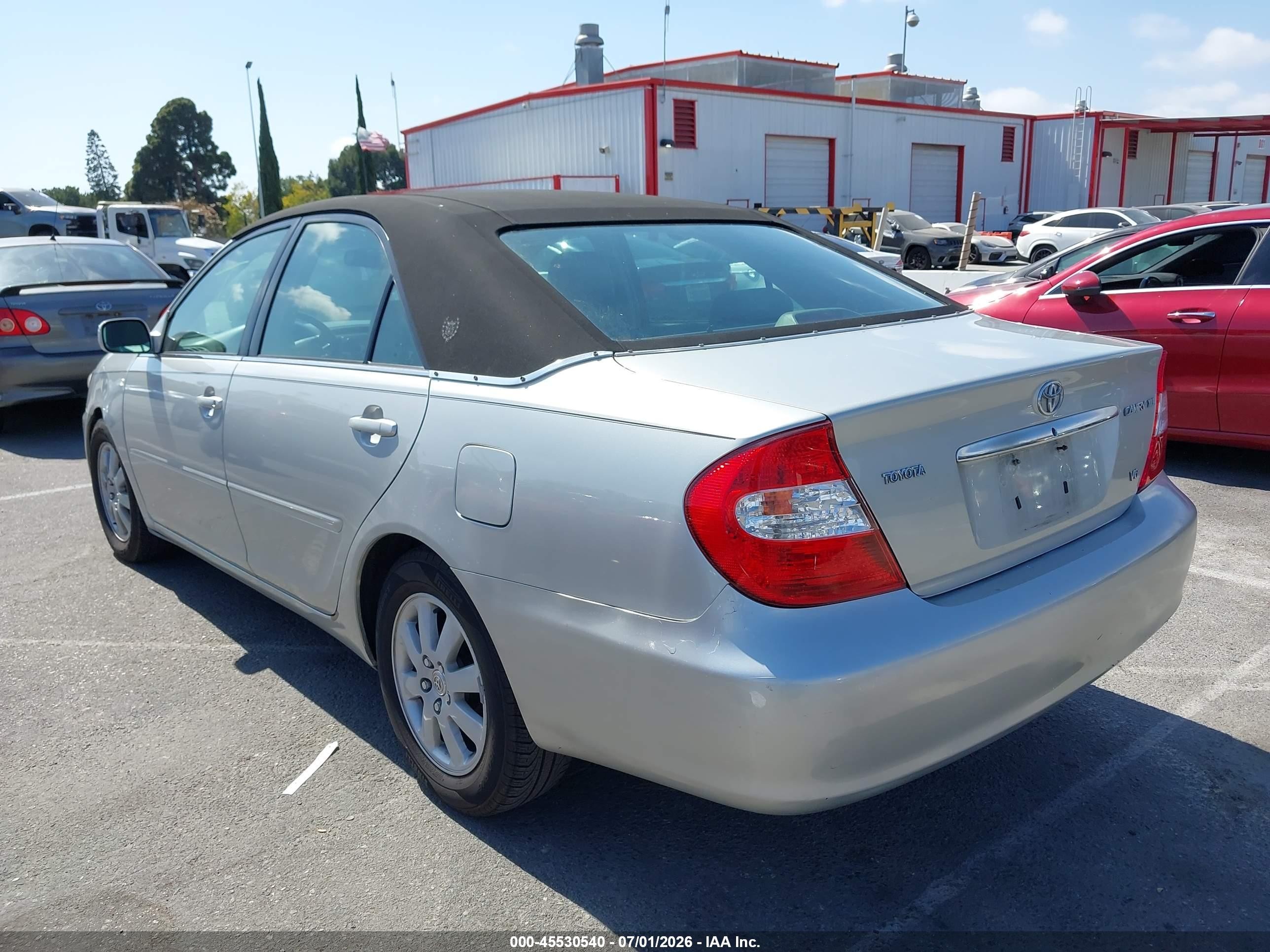2003 Toyota Camry Xle V6 Серебряный vin: 4T1BF30K53U042683