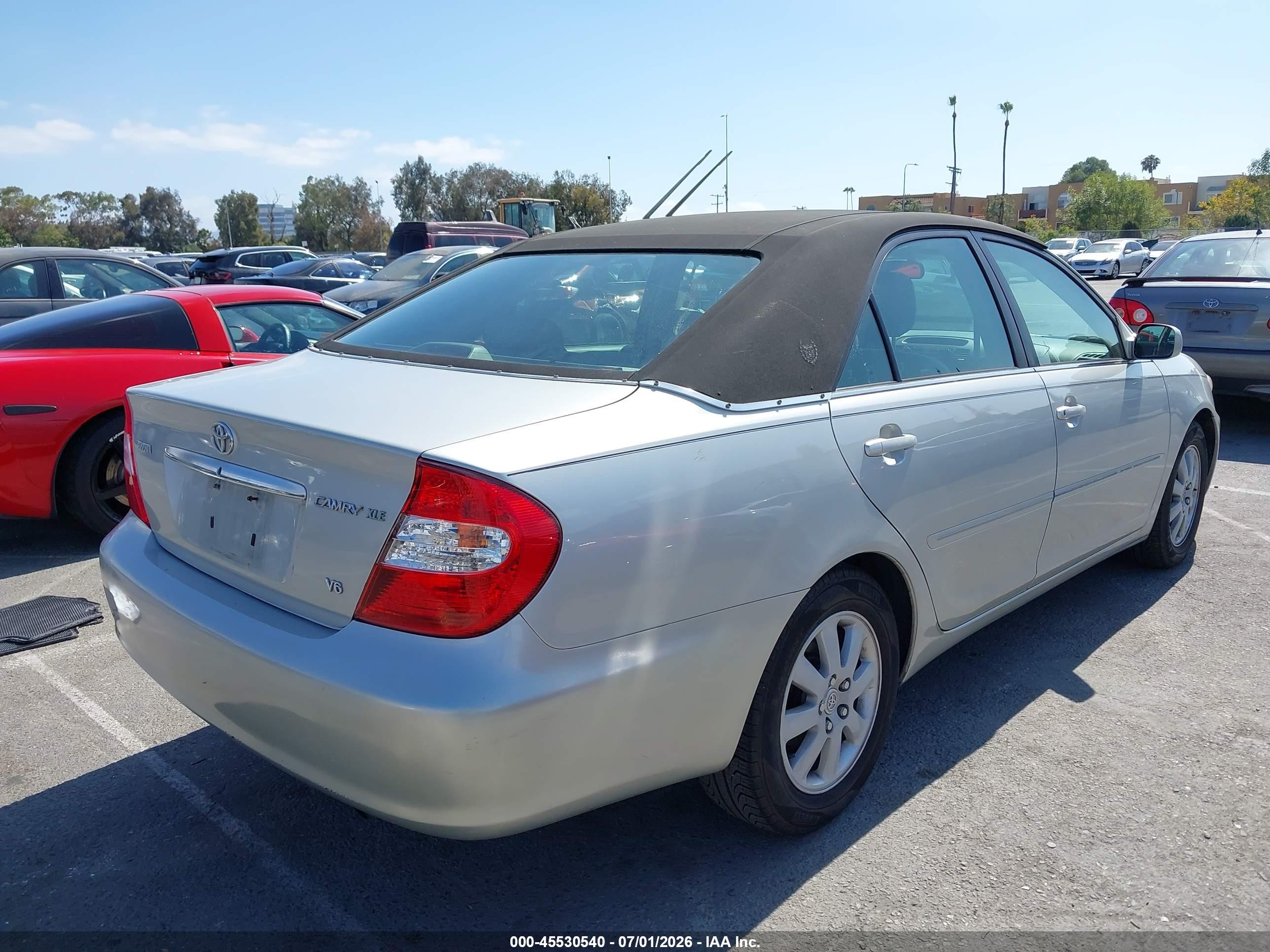 2003 Toyota Camry Xle V6 Серебряный vin: 4T1BF30K53U042683