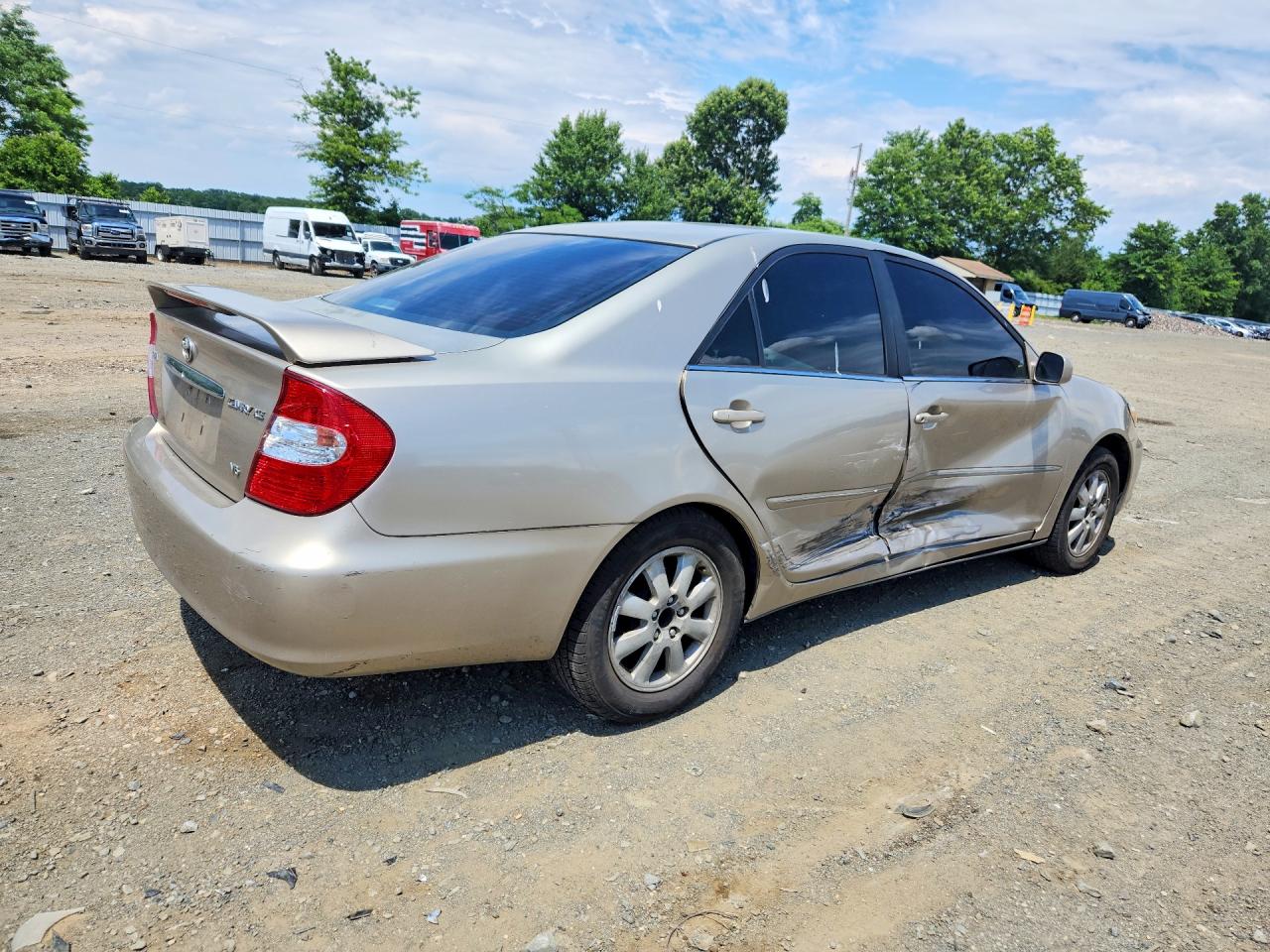 2003 Toyota Camry Xle V6 Beige vin: 4T1BF30K53U549051