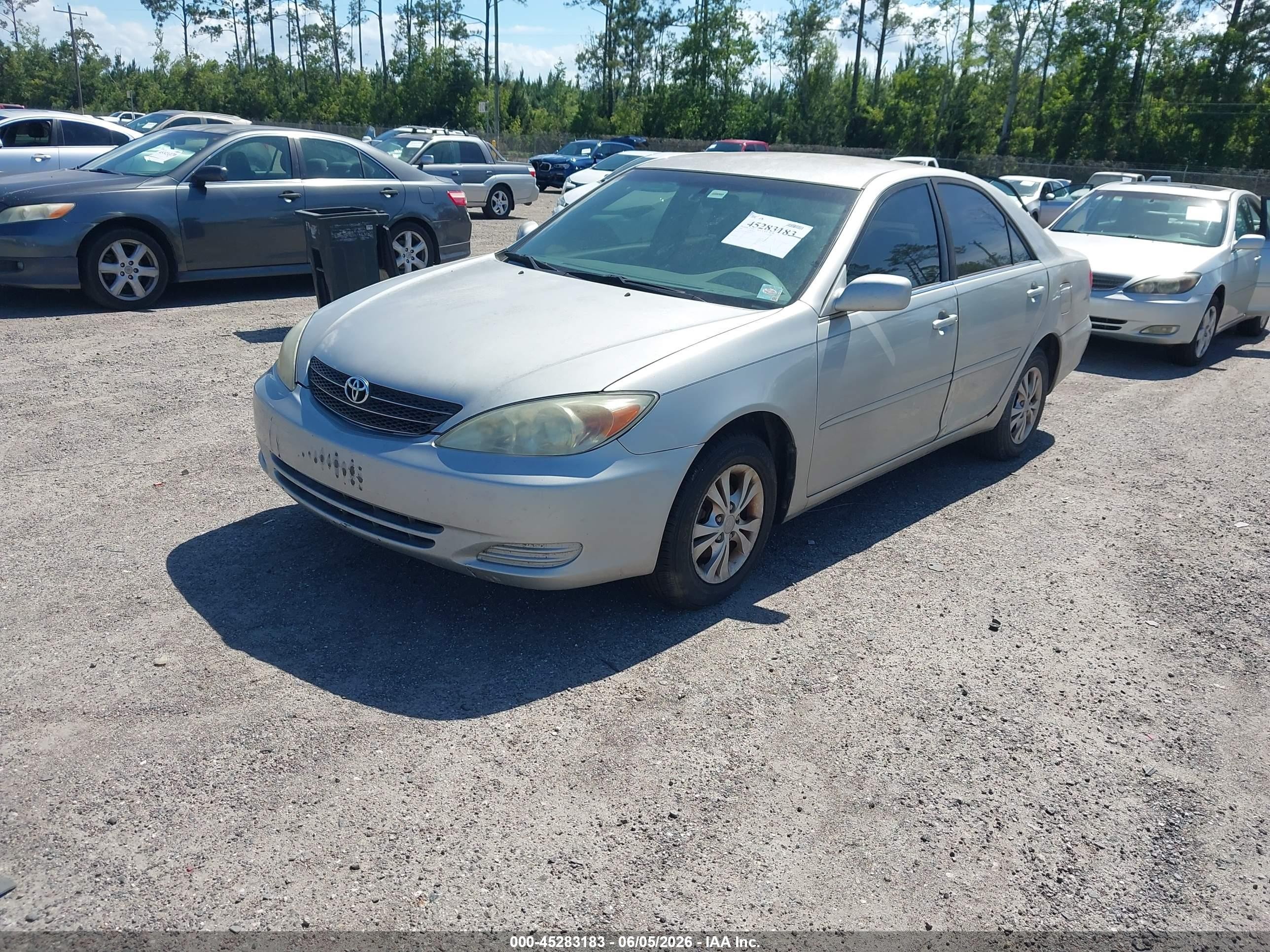 2004 Toyota Camry Le/xle/se Silver vin: 4T1BF30K54U572363