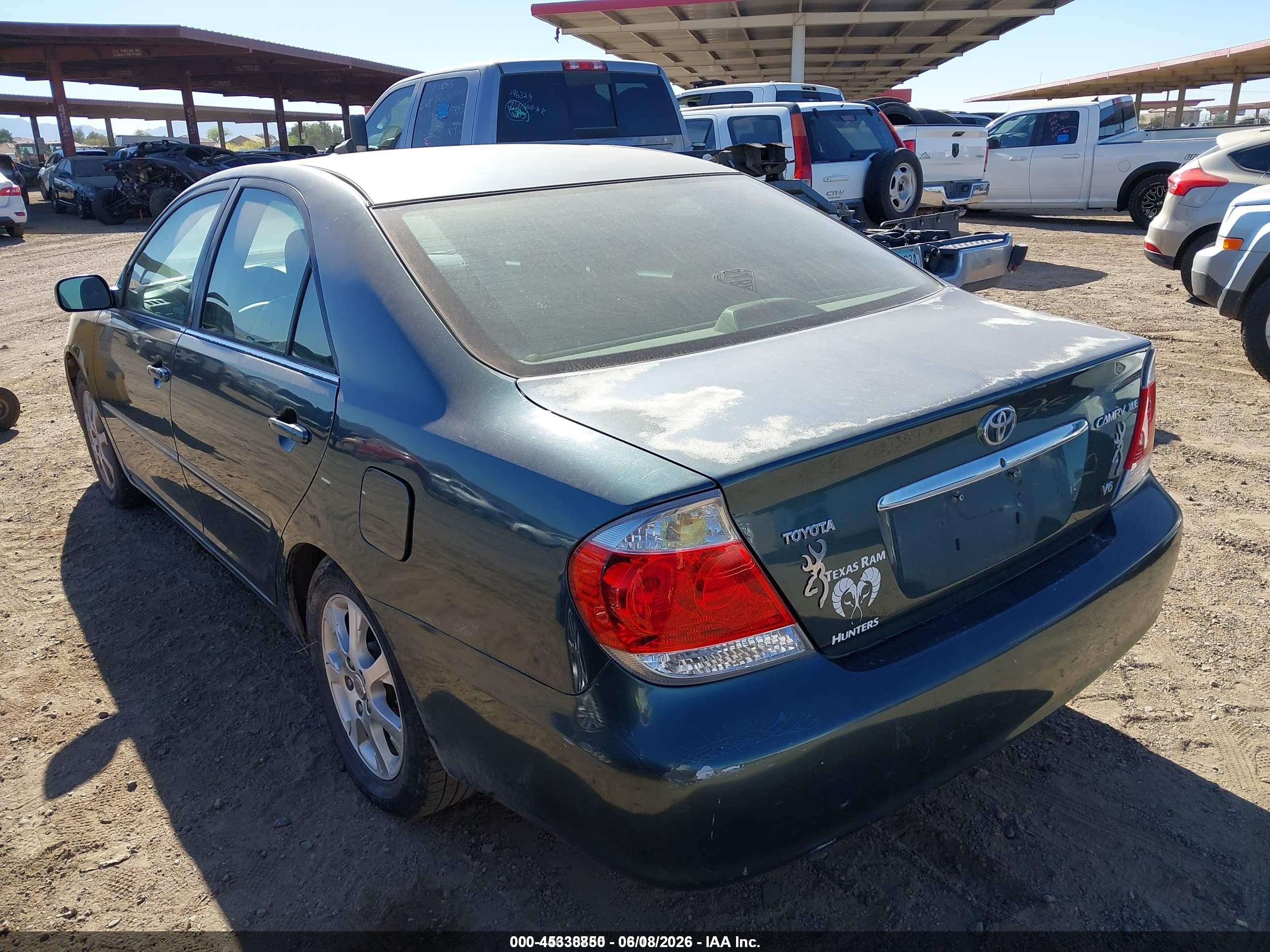 2005 Toyota Camry Xle V6 Green vin: 4T1BF30K55U099324