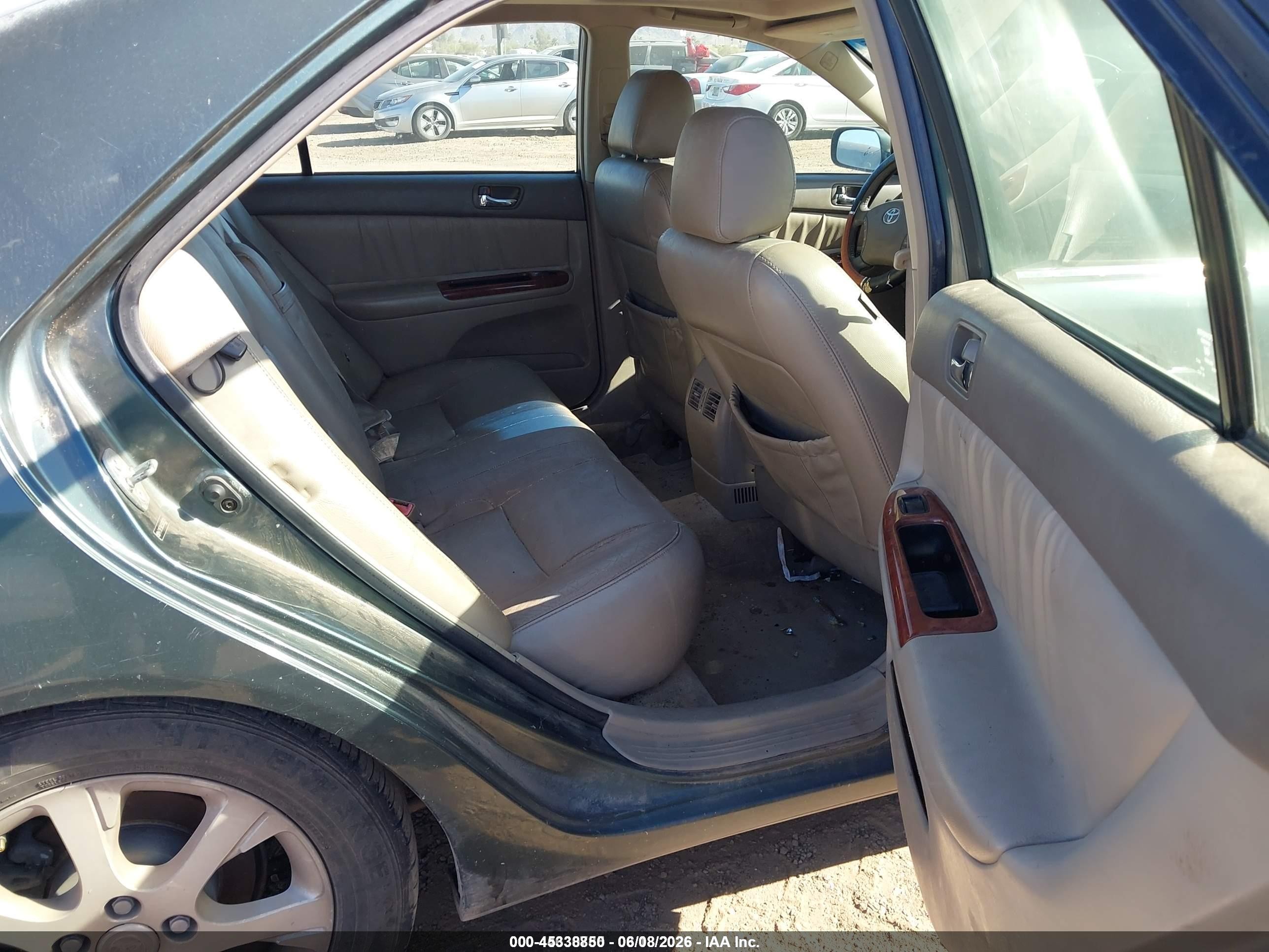 2005 Toyota Camry Xle V6 Green vin: 4T1BF30K55U099324