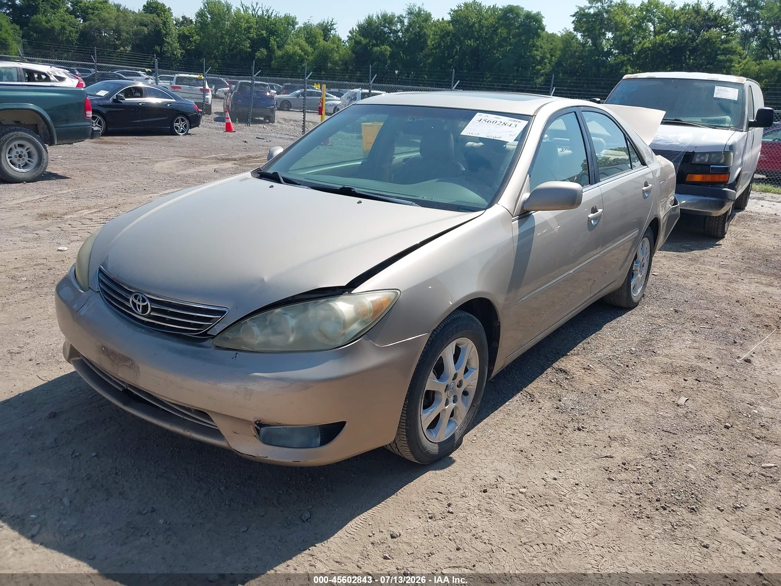 2005 Toyota Camry Xle V6 Tan vin: 4T1BF30K55U100925