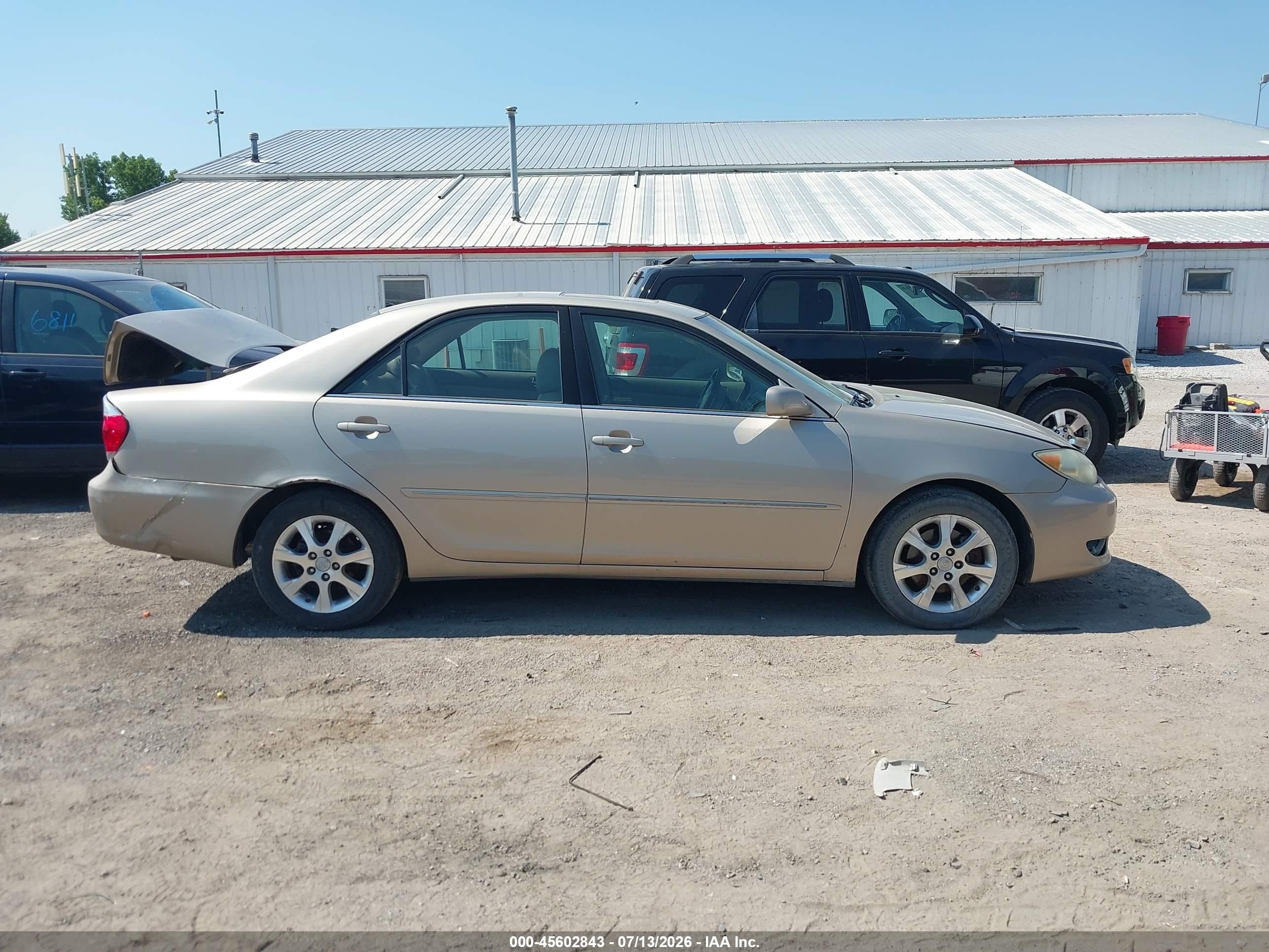 2005 Toyota Camry Xle V6 Tan vin: 4T1BF30K55U100925