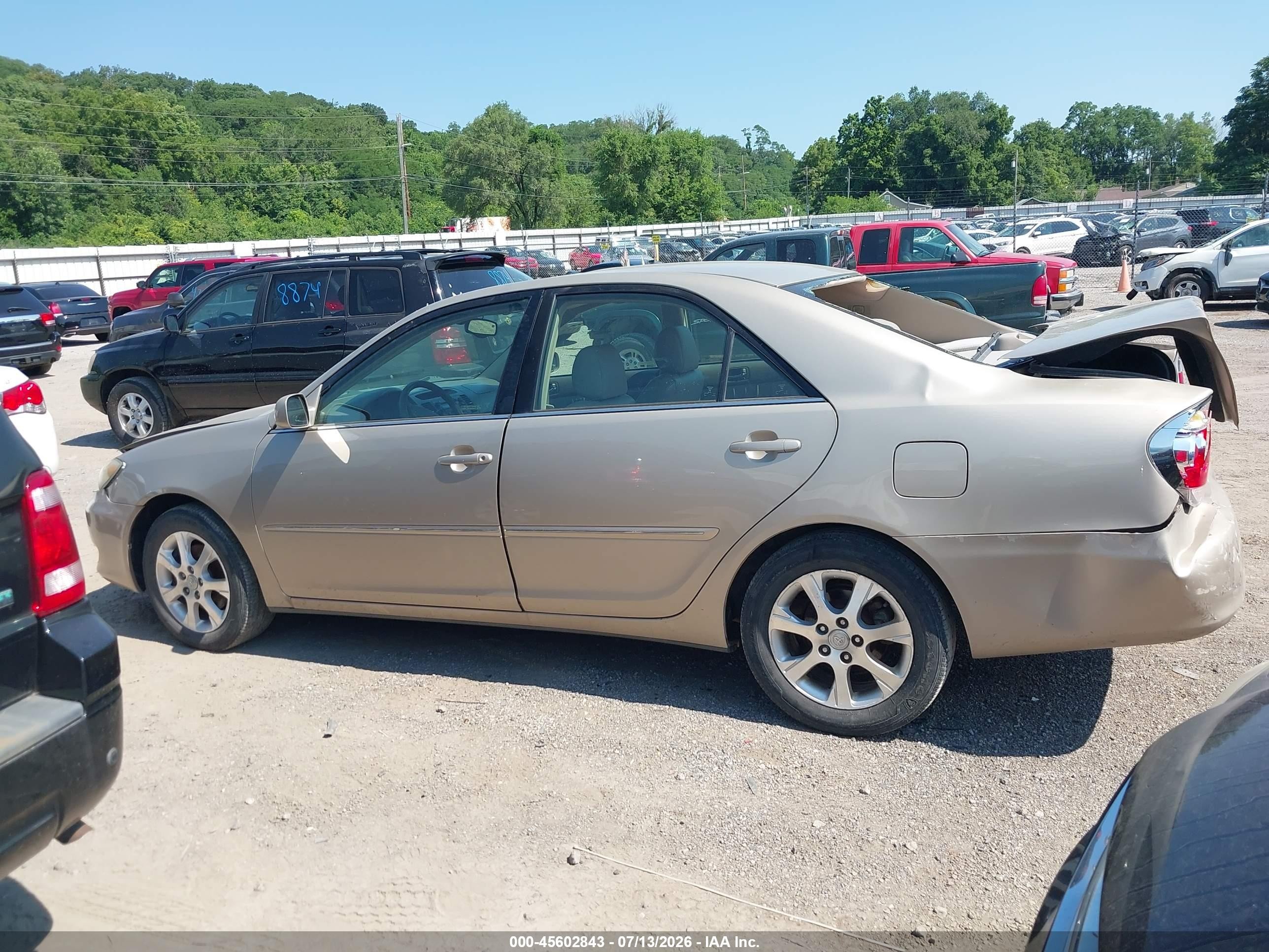 2005 Toyota Camry Xle V6 Tan vin: 4T1BF30K55U100925
