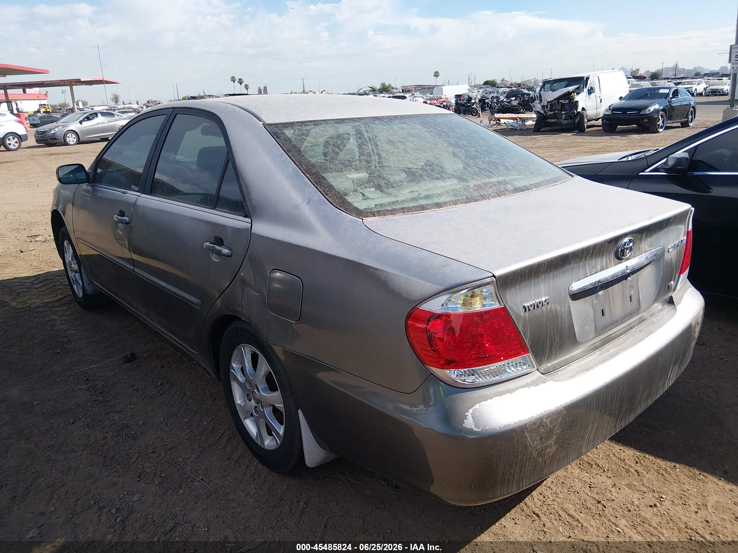 2005 Toyota Camry Xle V6 Gray vin: 4T1BF30K55U606416