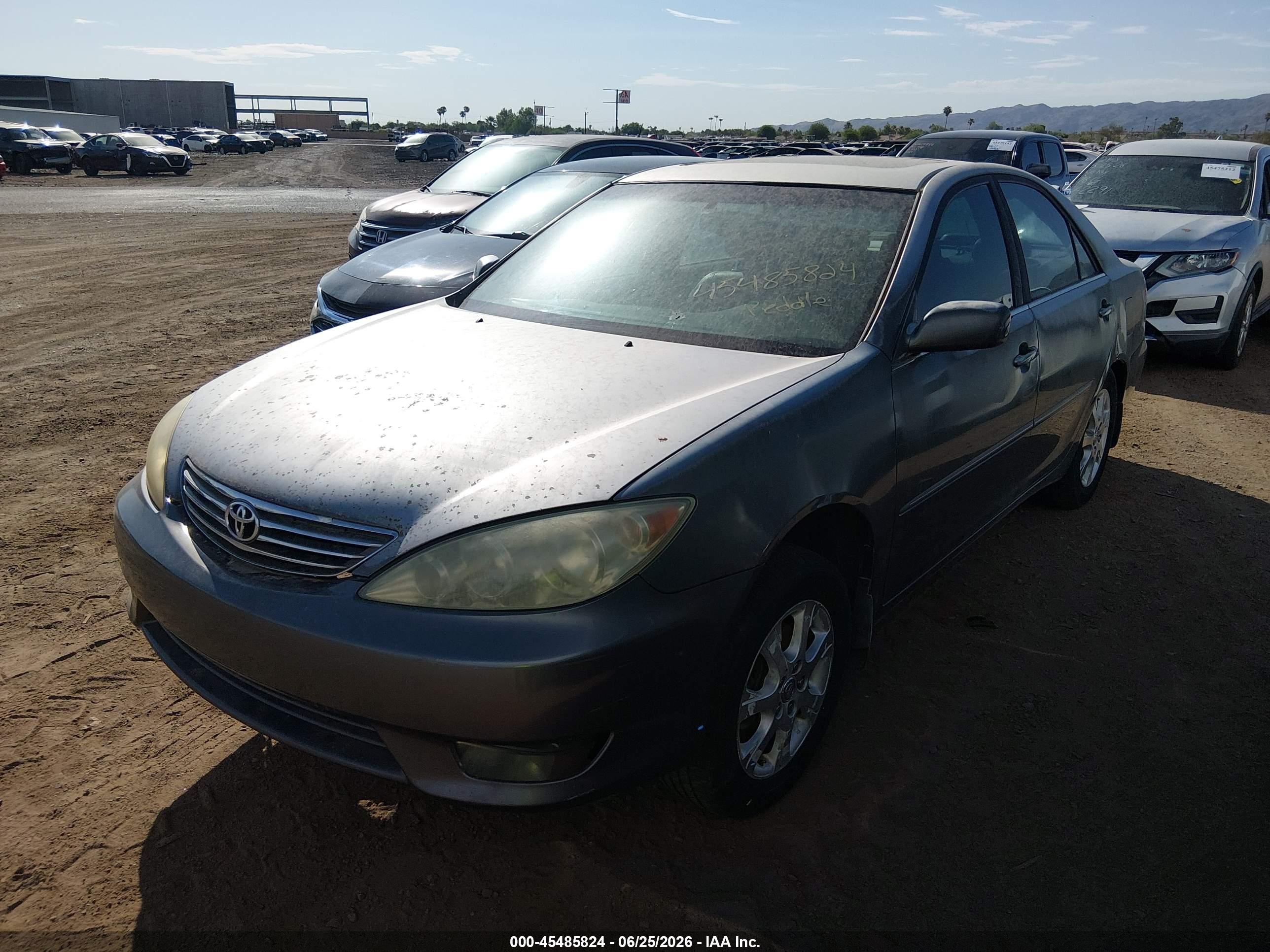 2005 Toyota Camry Xle V6 Gray vin: 4T1BF30K55U606416
